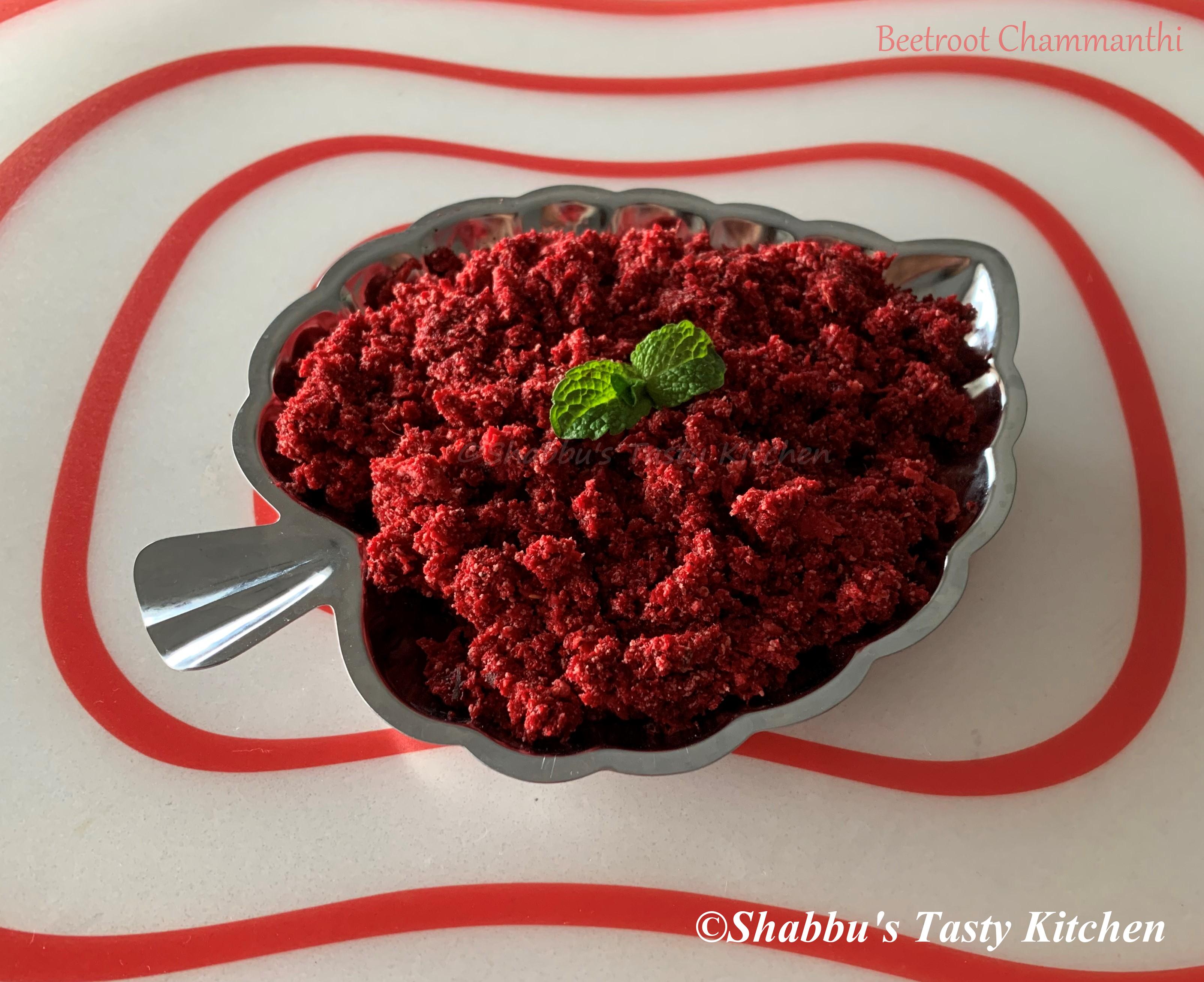 beetroot-chammanthi