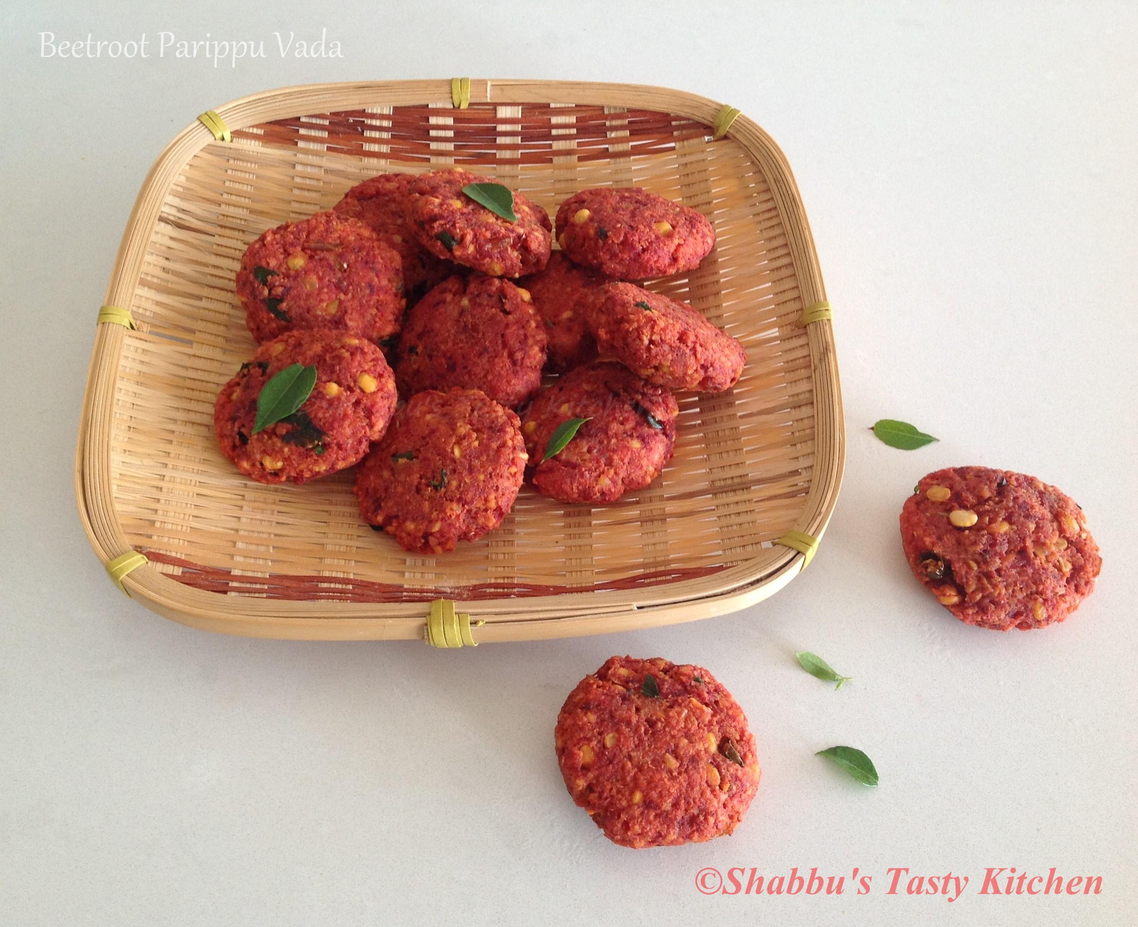 beetroot-parippu-vada