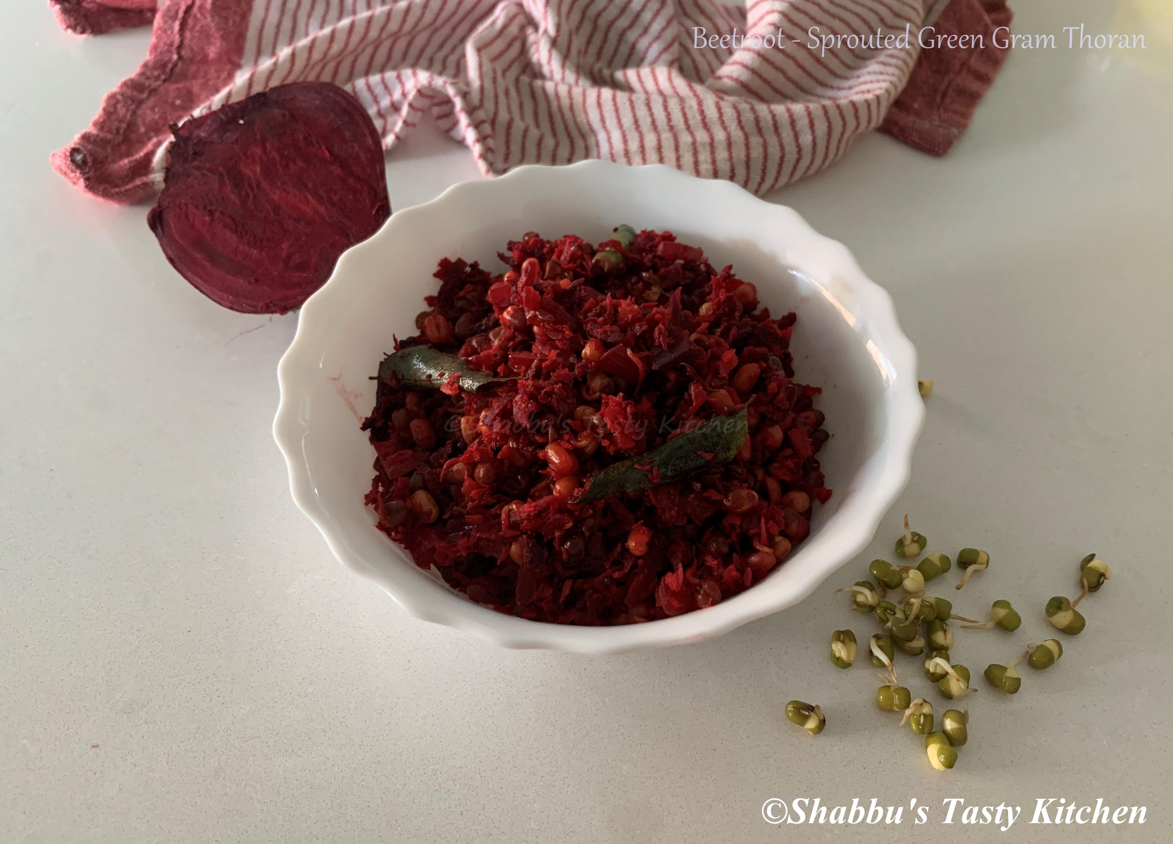 beetroot-sprouted-green-gram-mulappicha-cheyupayar-thoran