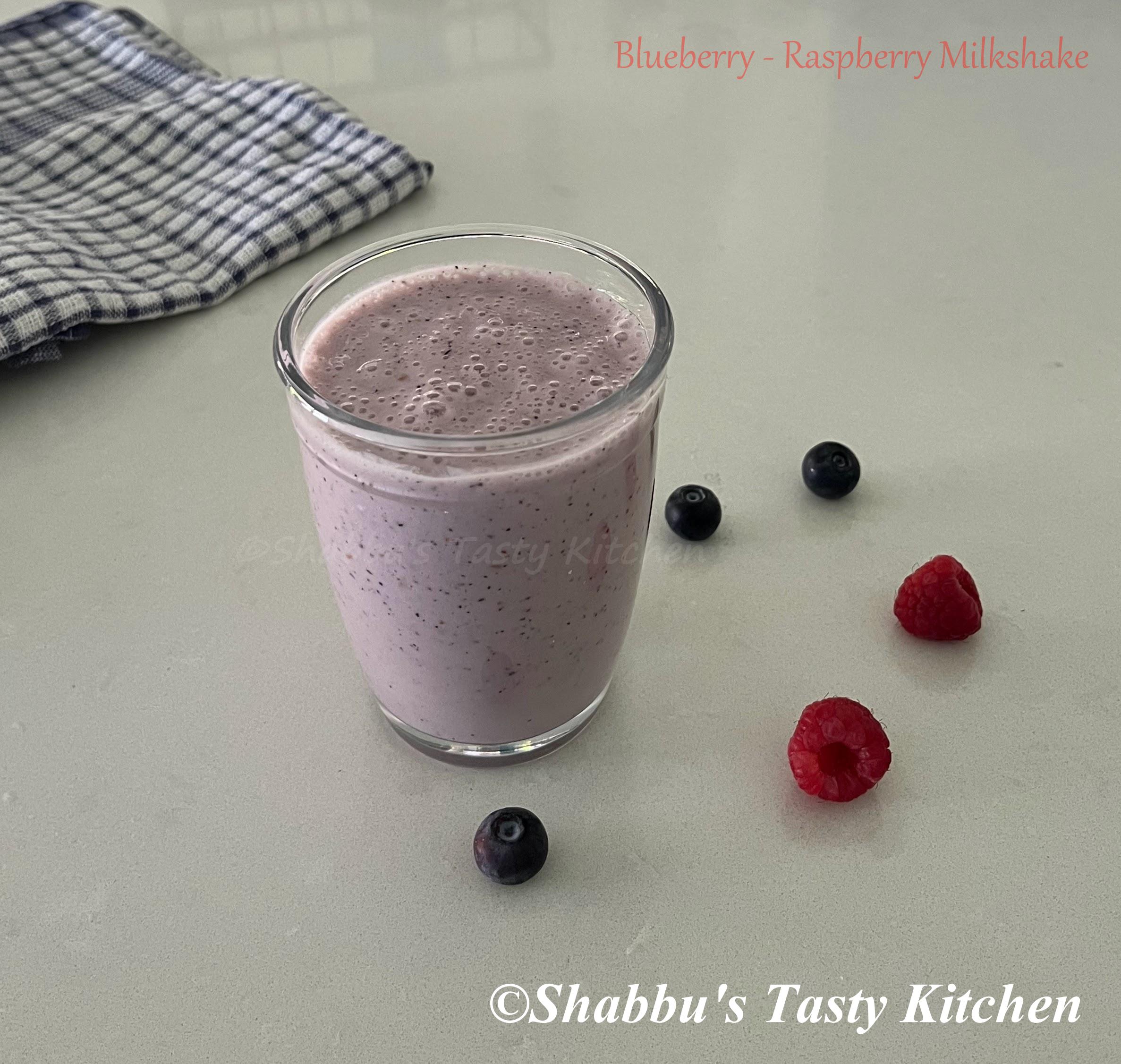 blueberry-raspberry-milkshake