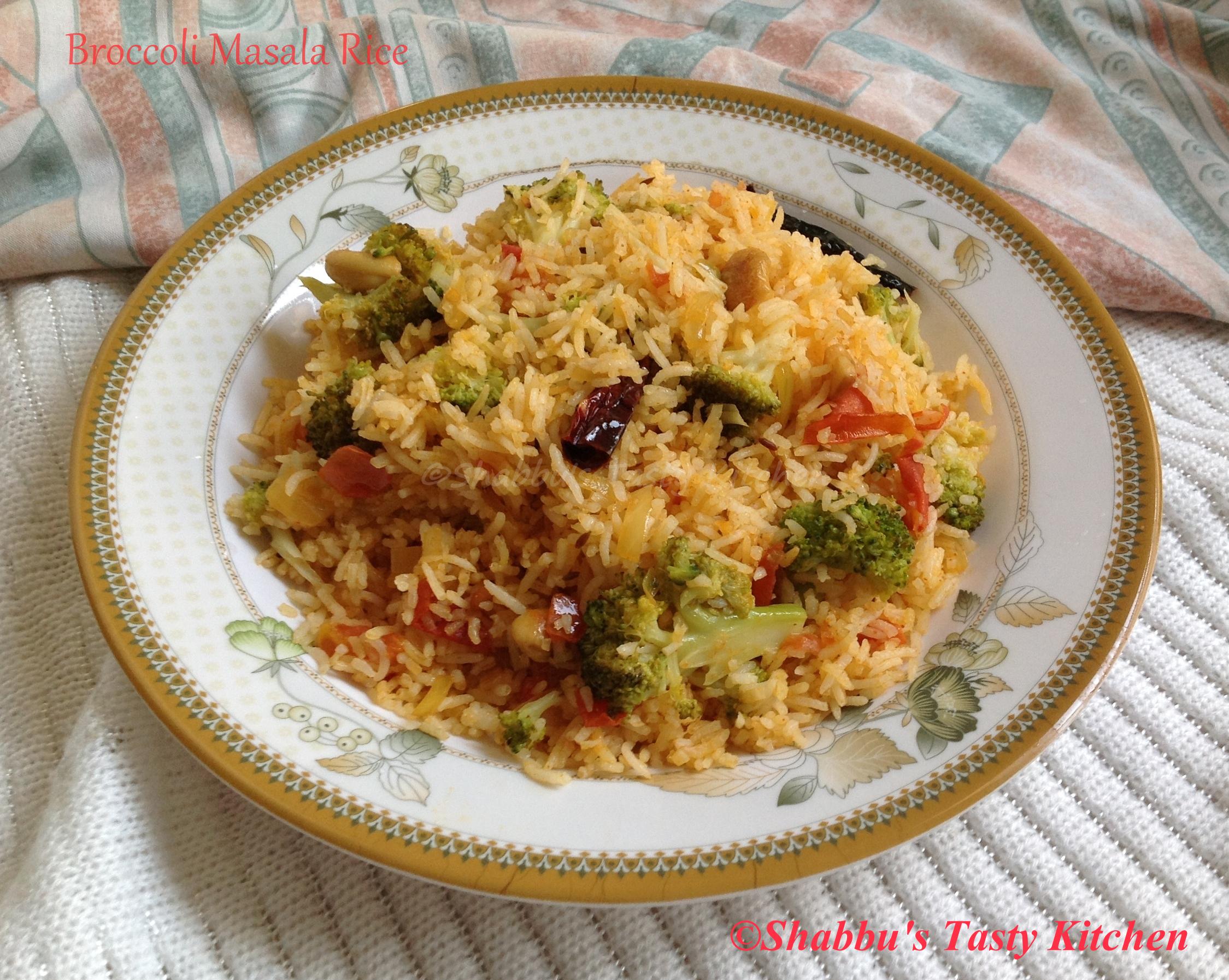 broccoli-masala-rice