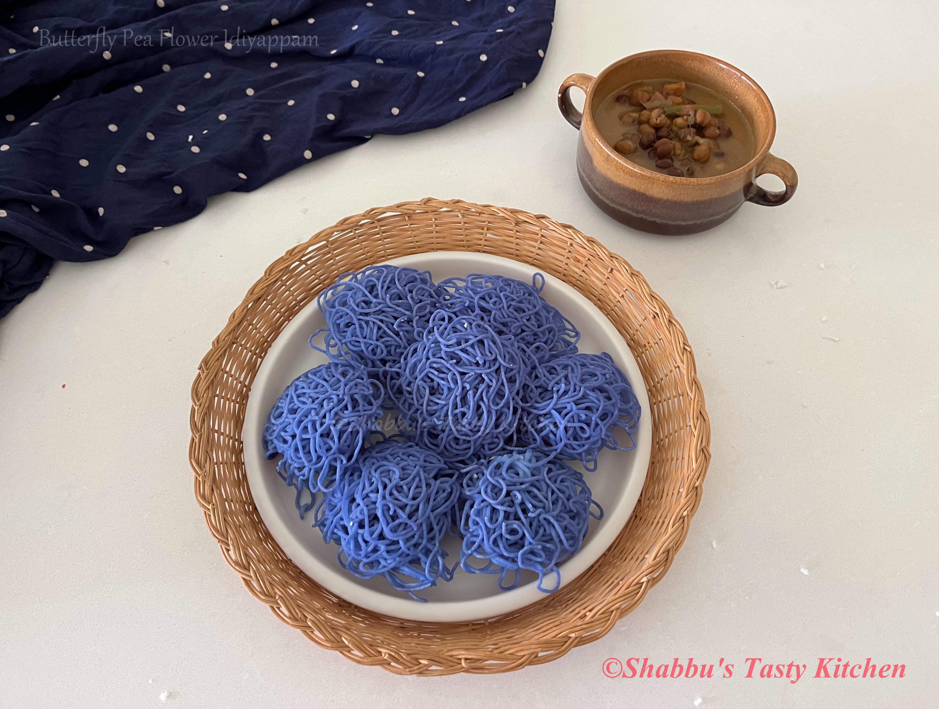 butterfly-pea-flower-idiyappam