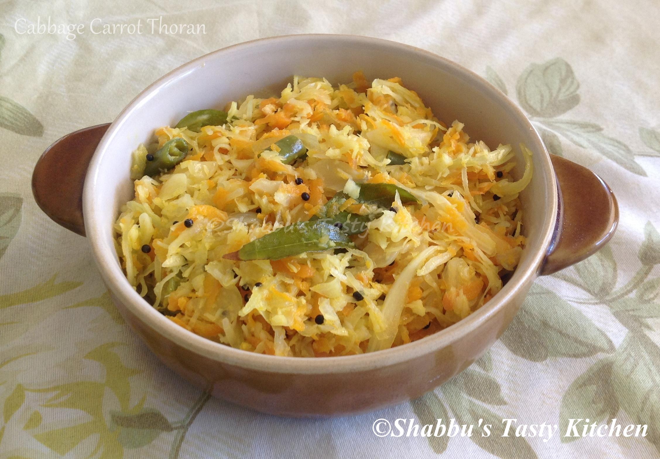 cabbage-carrot-thoran