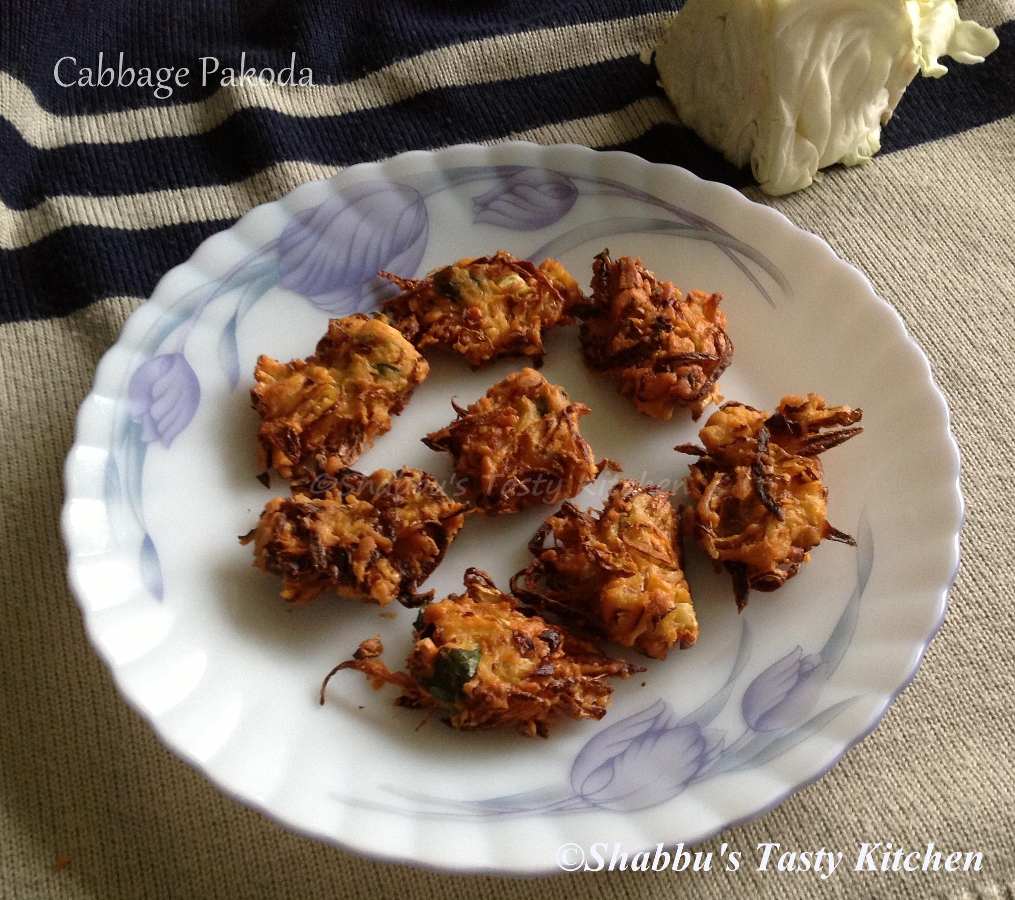 cabbage-pakoda