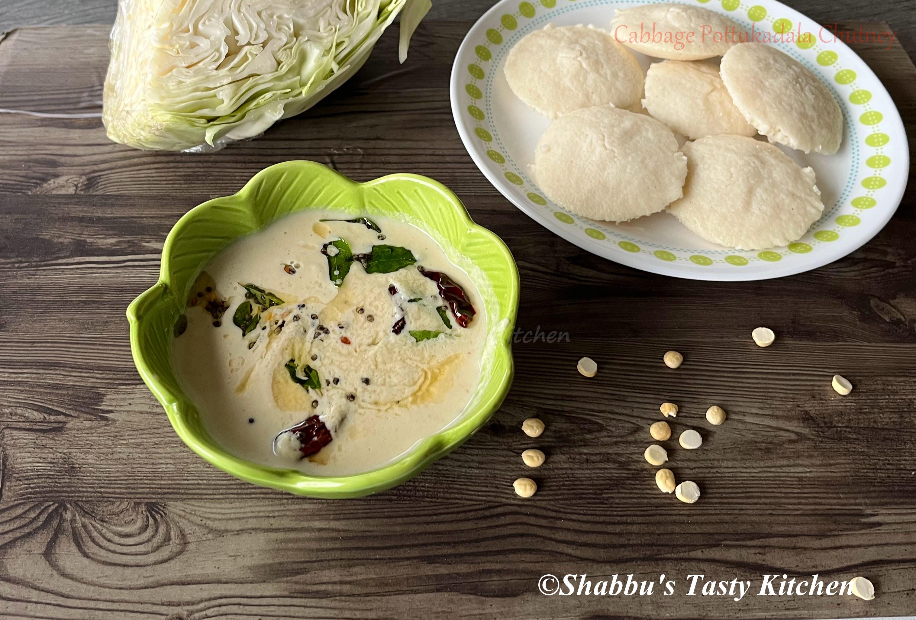 cabbage-roasted-gram-pottukadala-chutney