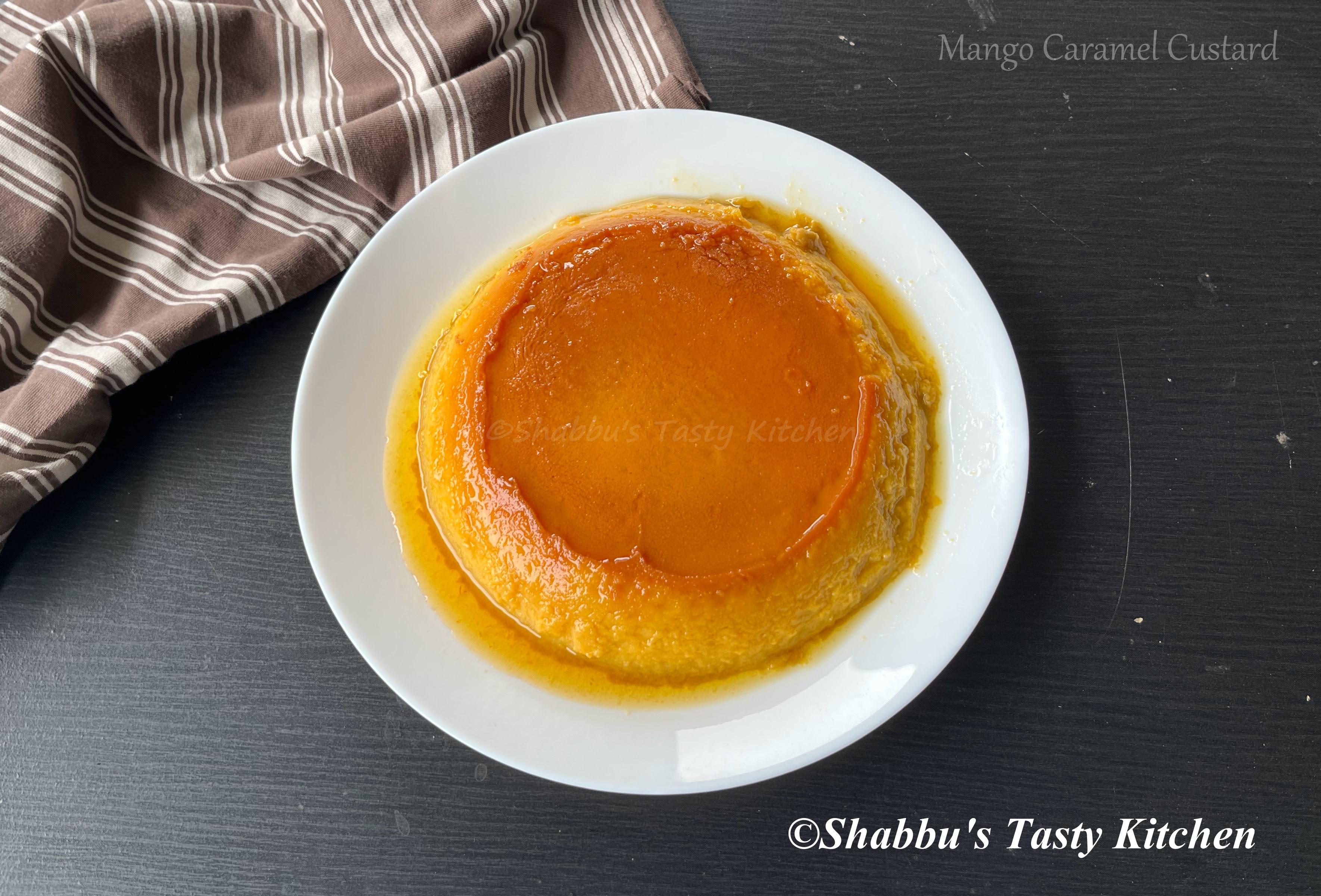 caramel-mango-custard-mango-caramel-pudding