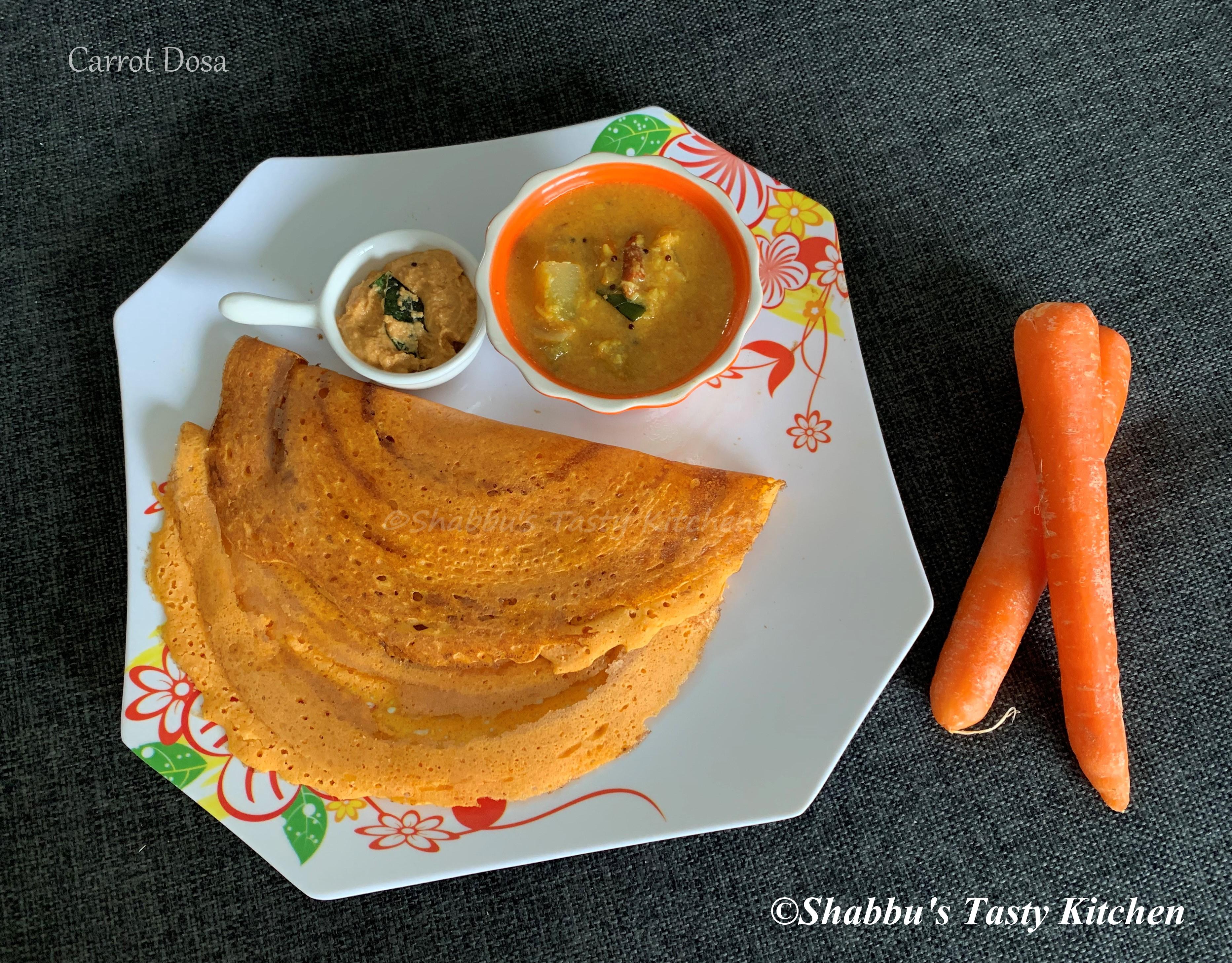carrot-dosa