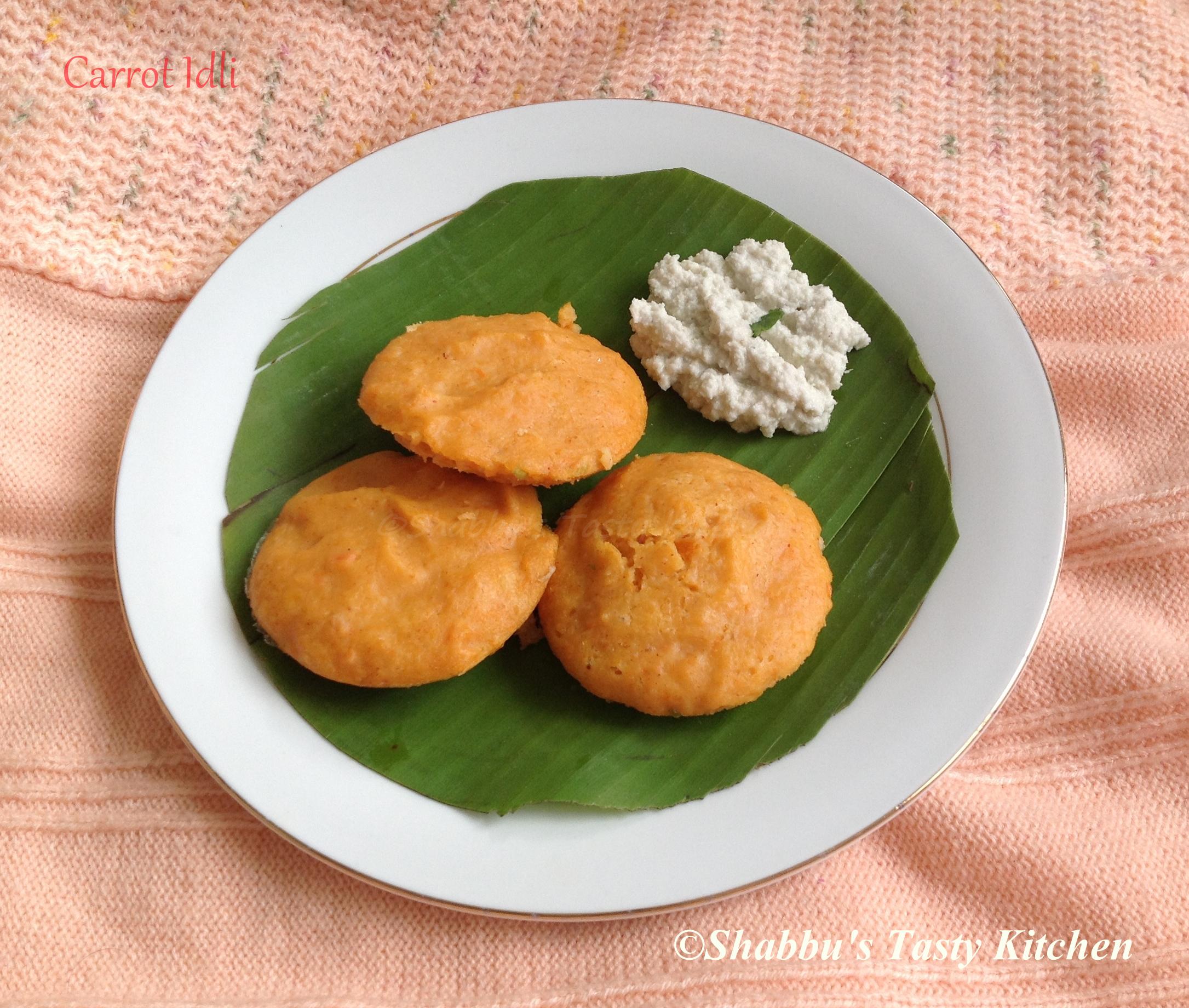carrot-idli