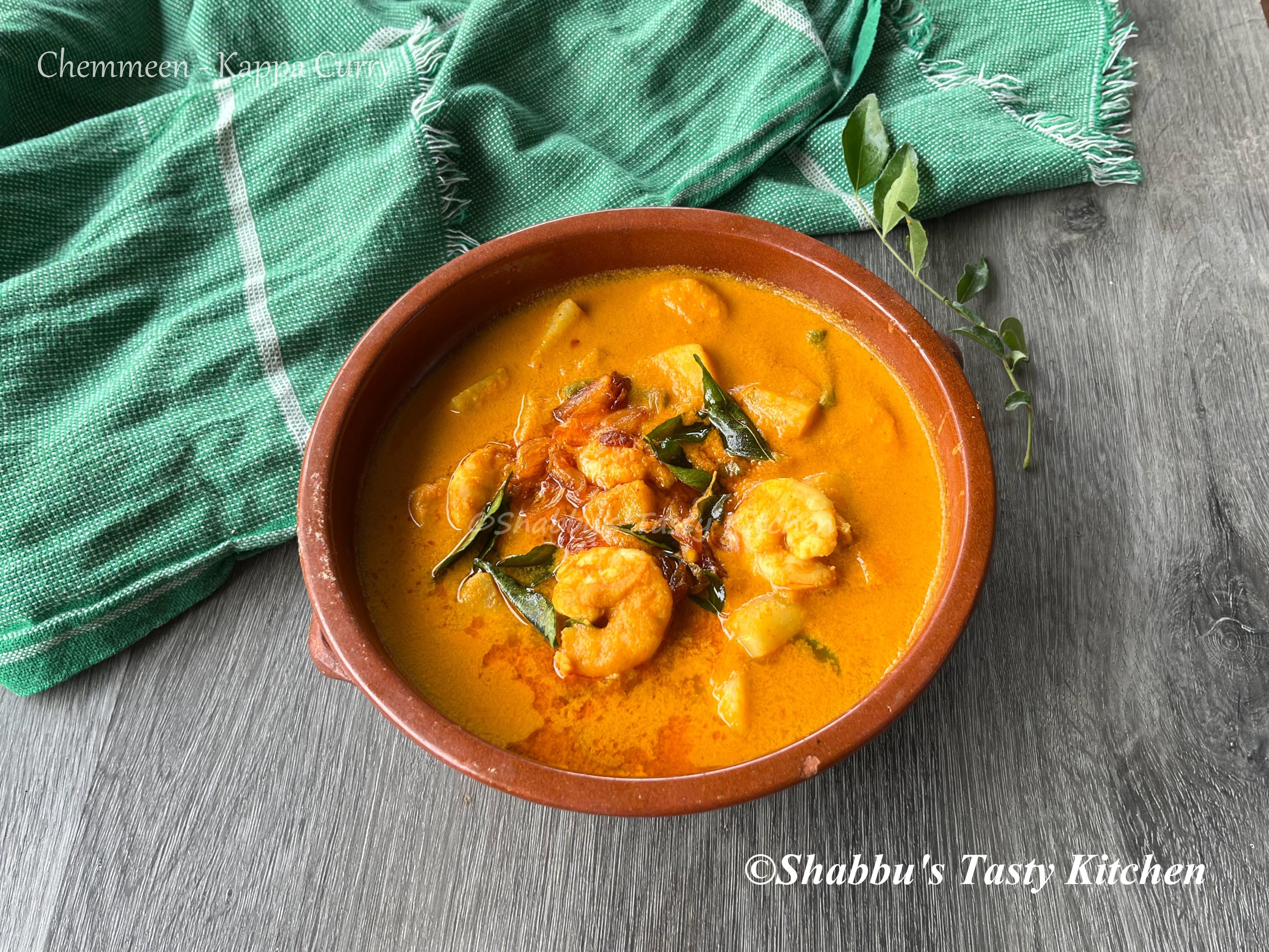 chemmeen-kappa-curry-prawn-tapioca-curry