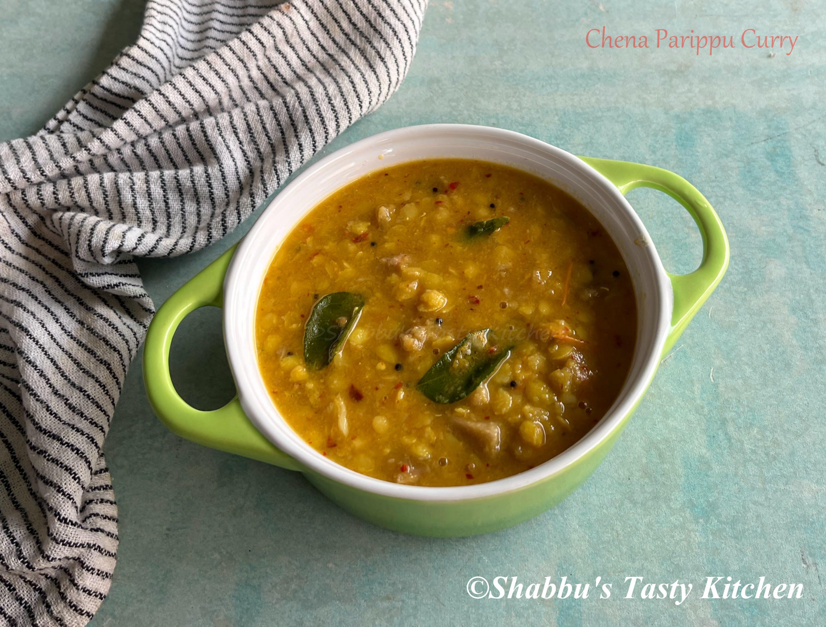 chena-parippu-curry-yam-toor-dal-curry