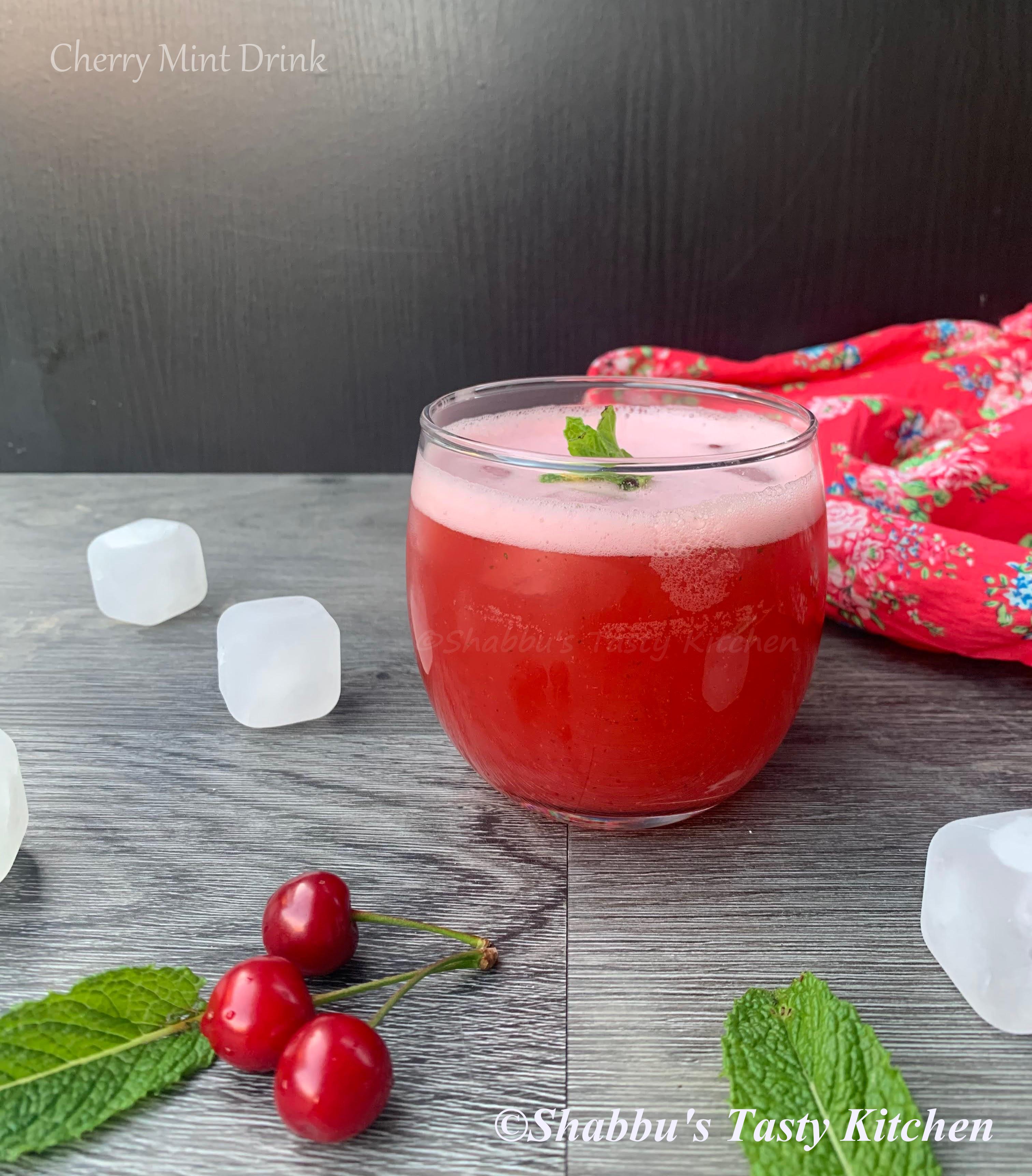 cherry-mint-juice
