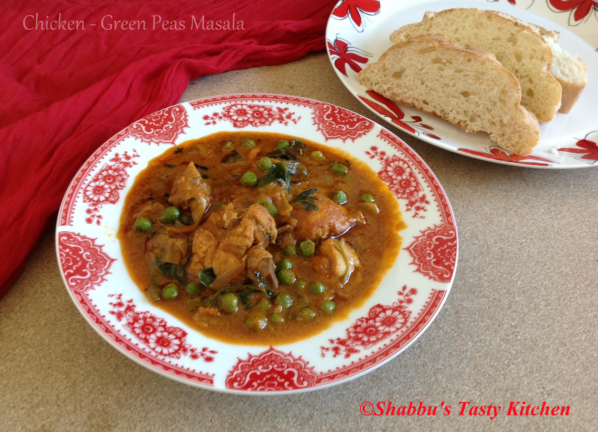 chicken-green-peas-masala