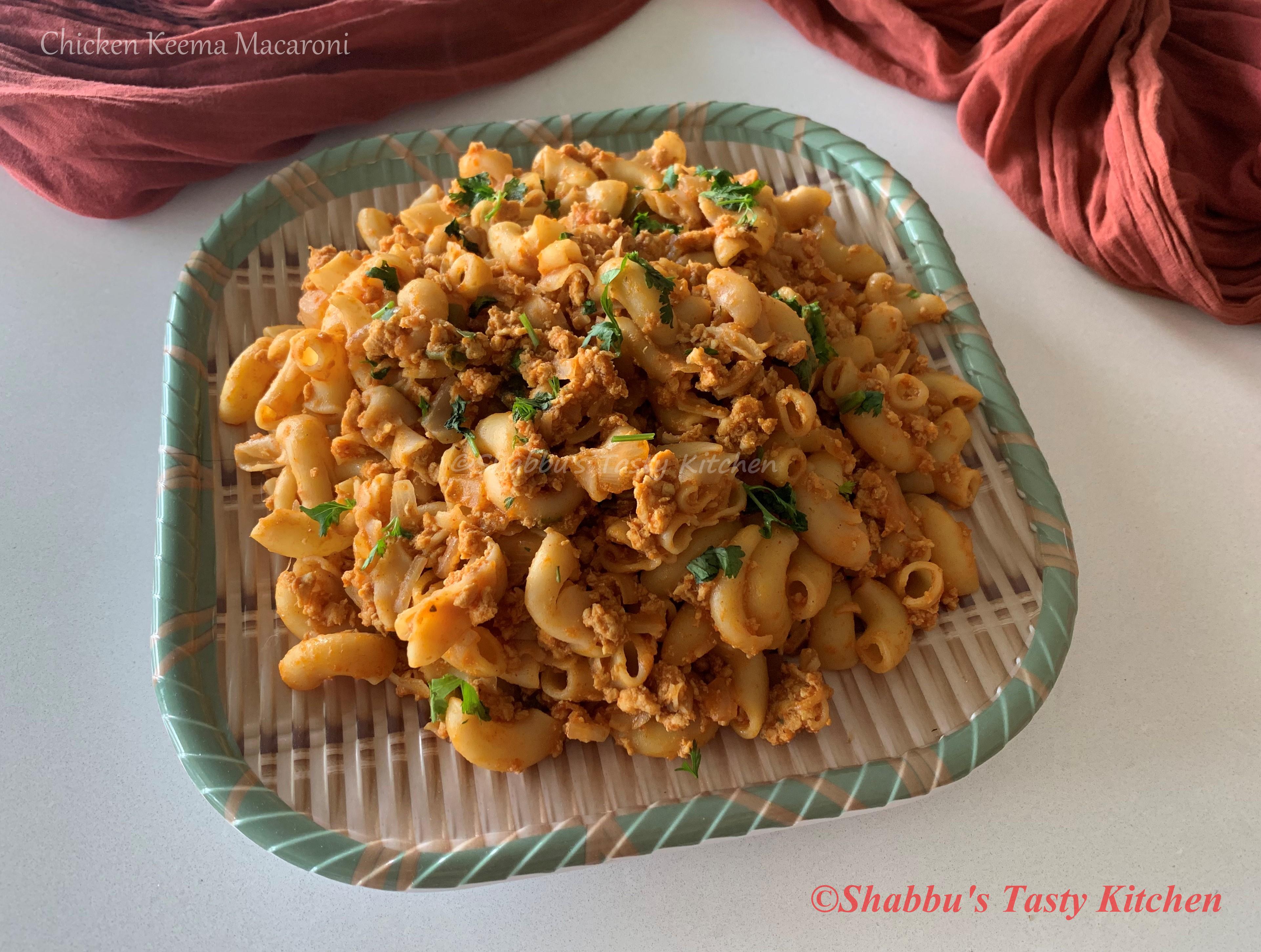 chicken-keema-macaroni