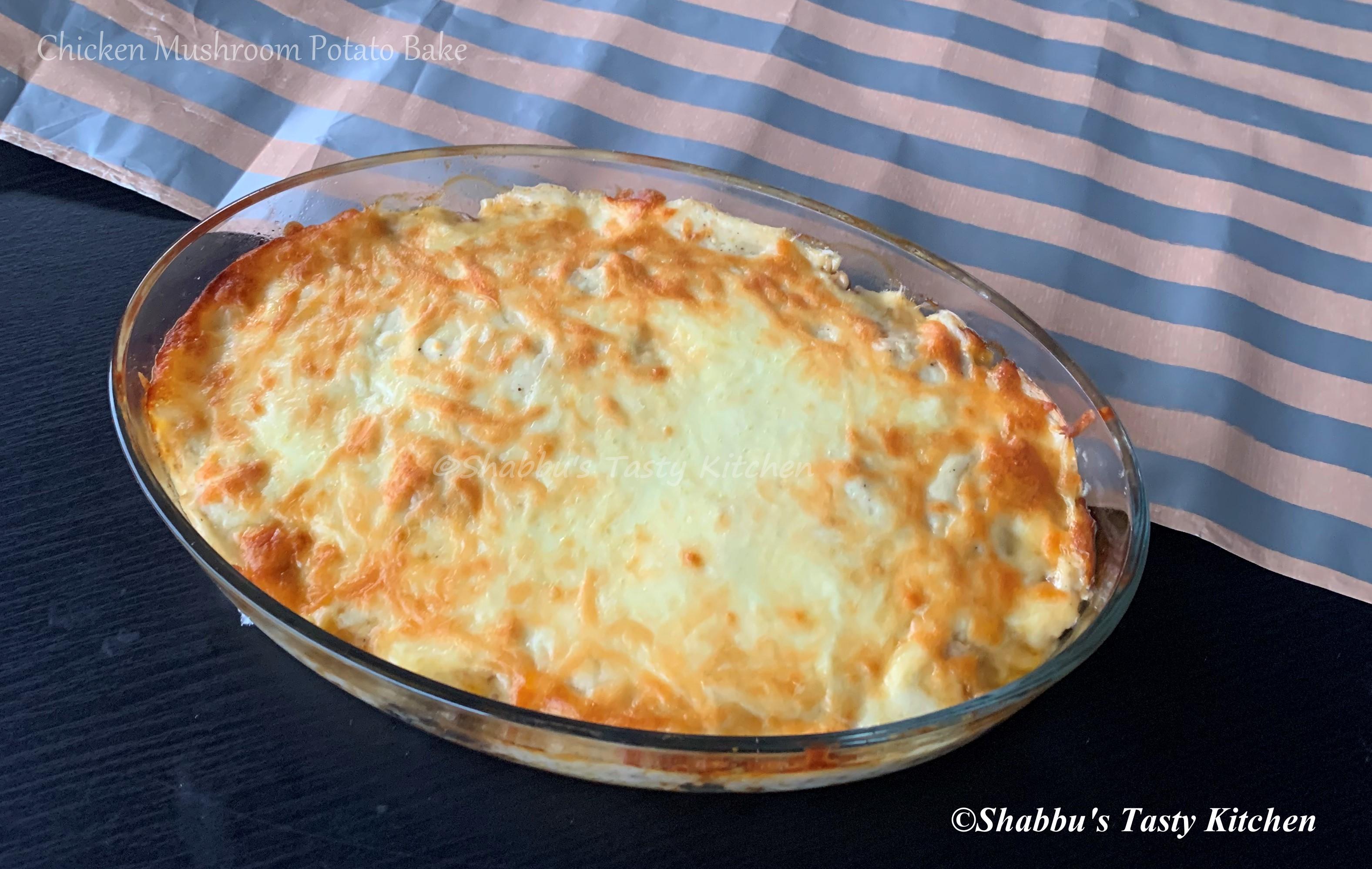 chicken-mushroom-potato-bake