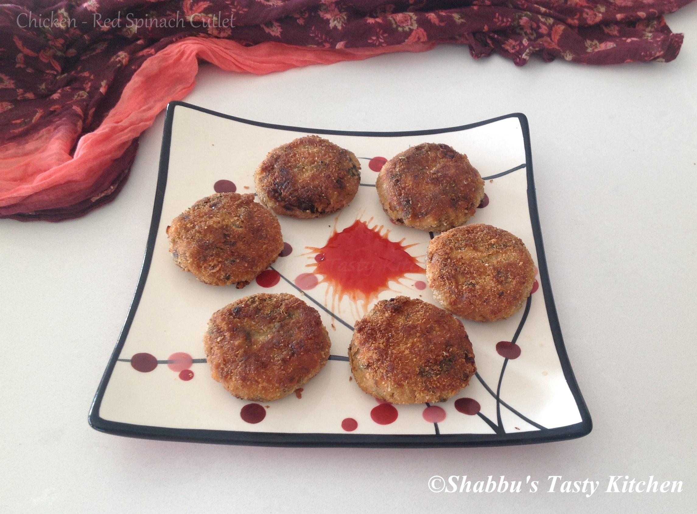 chicken-red-spinach-cutlet