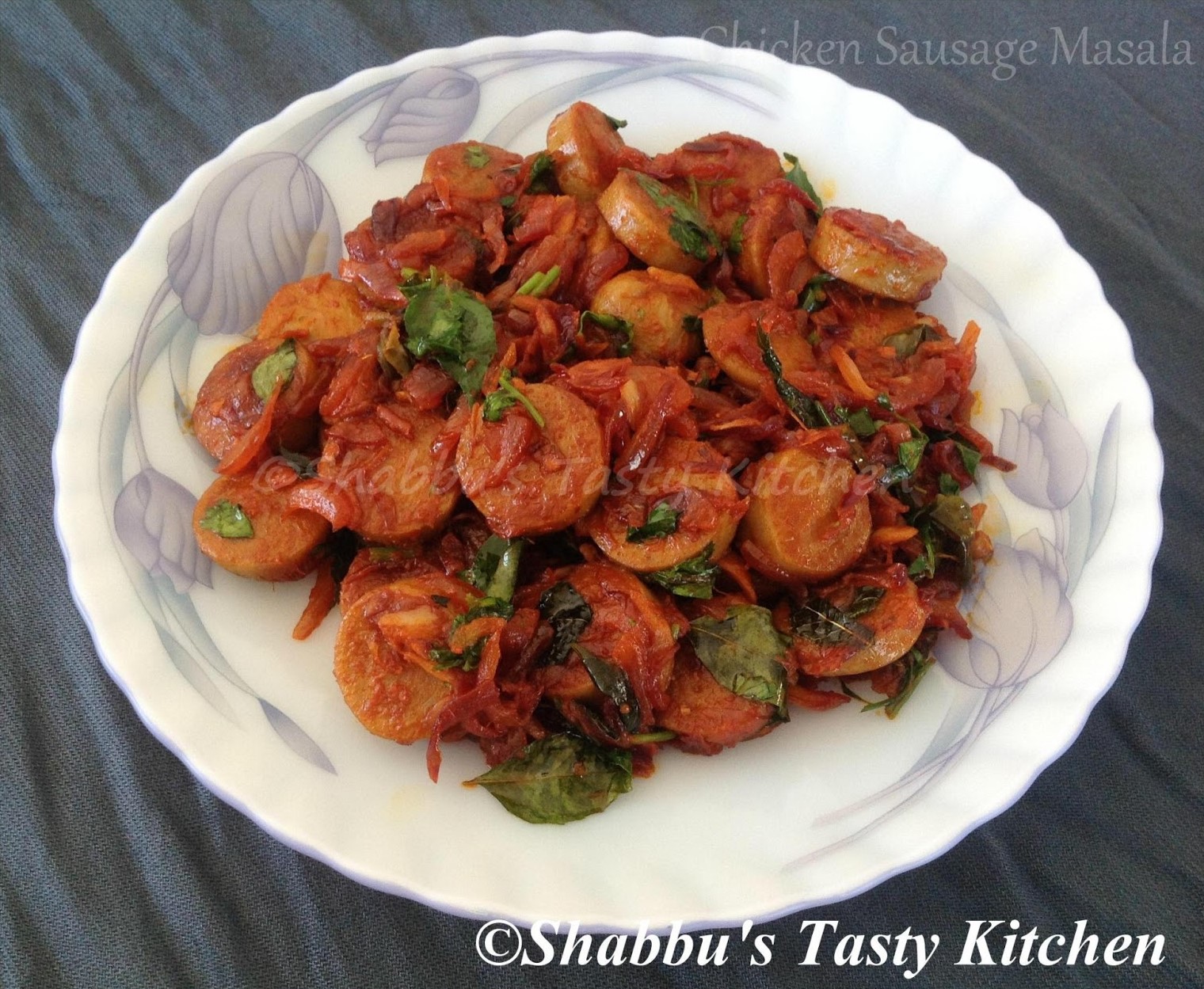 chicken-sausage-masala