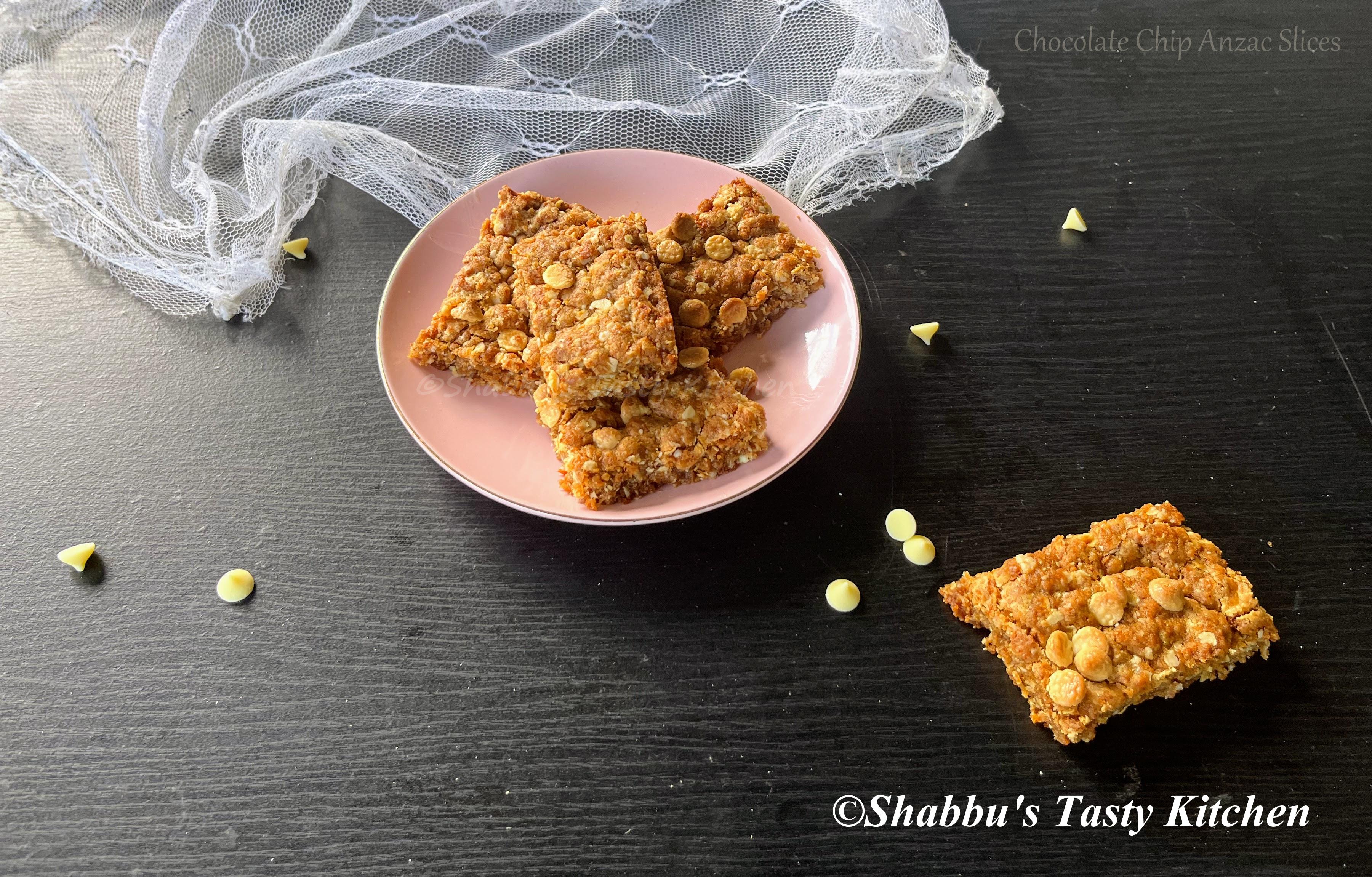 chocolate-chip-anzac-slices