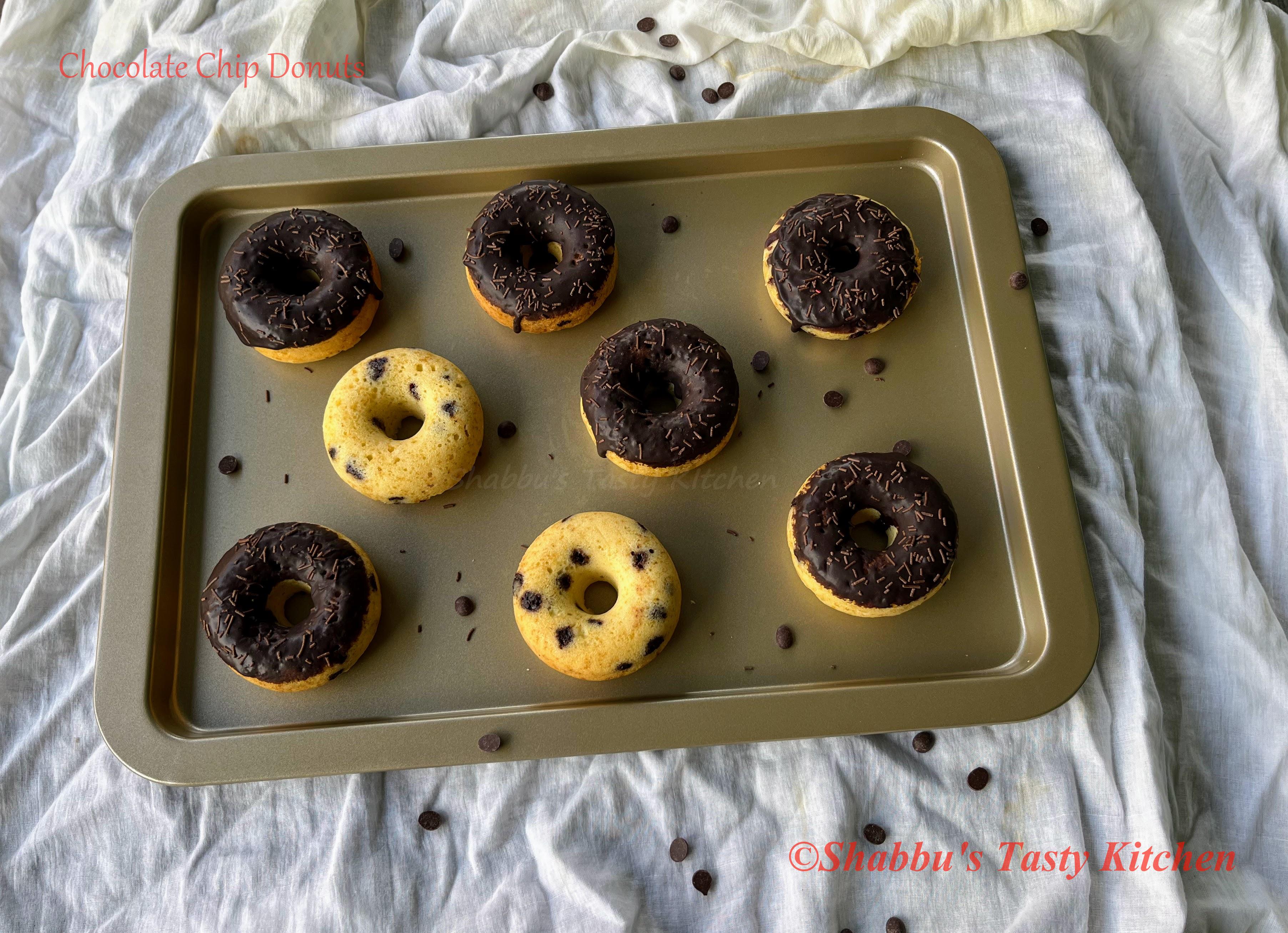 chocolate-chip-donuts