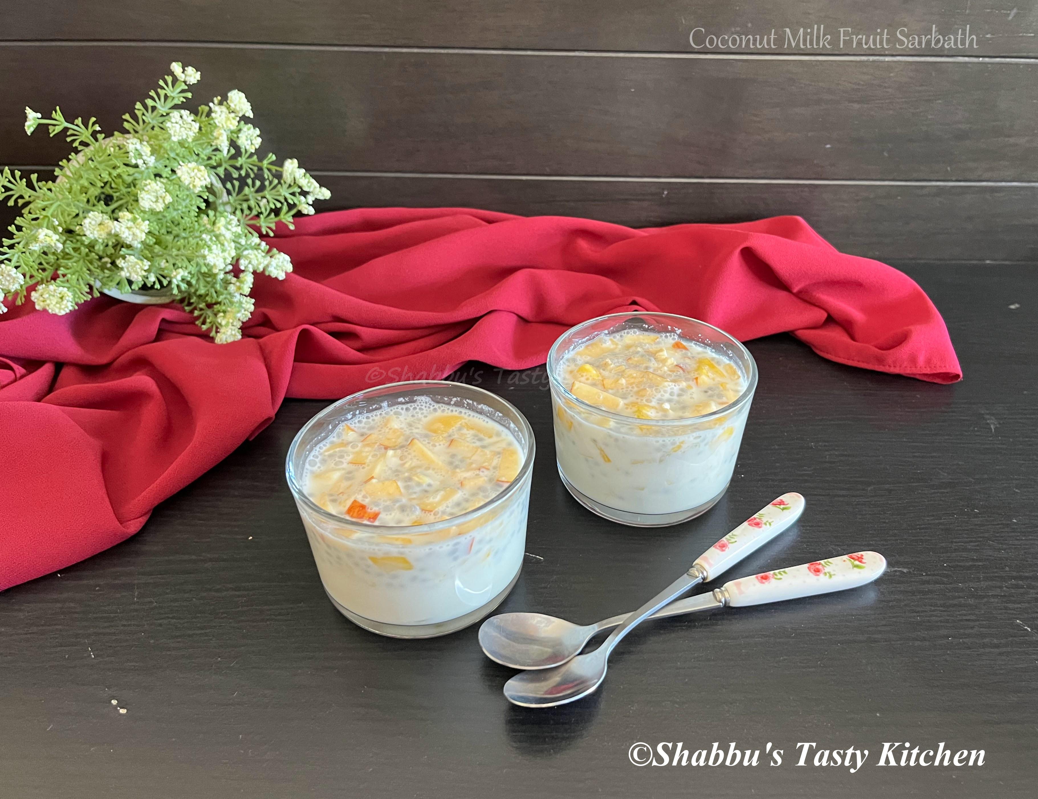 coconut-milk-fruit-sarbath