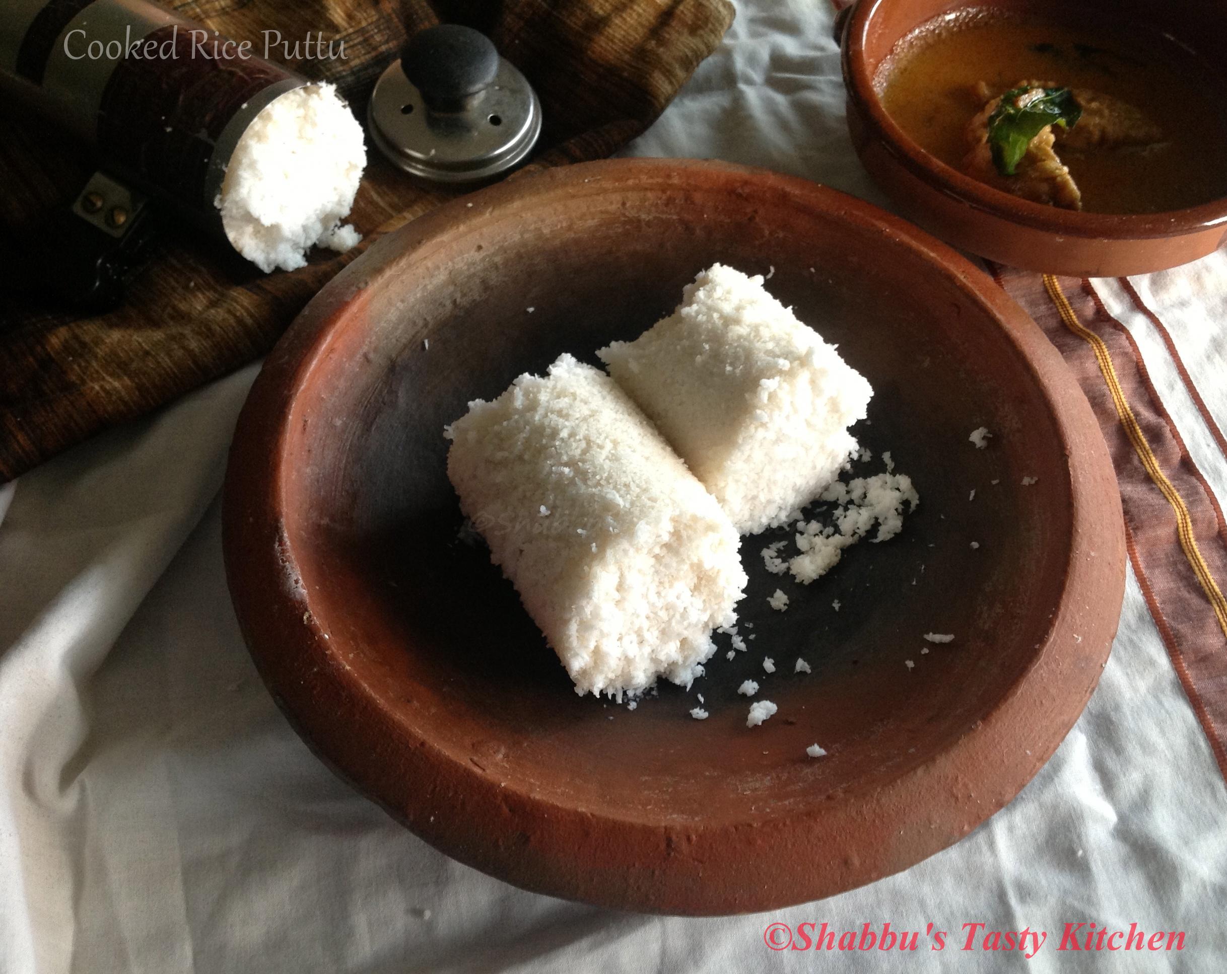 cooked-rice-puttu-soft-puttu-using