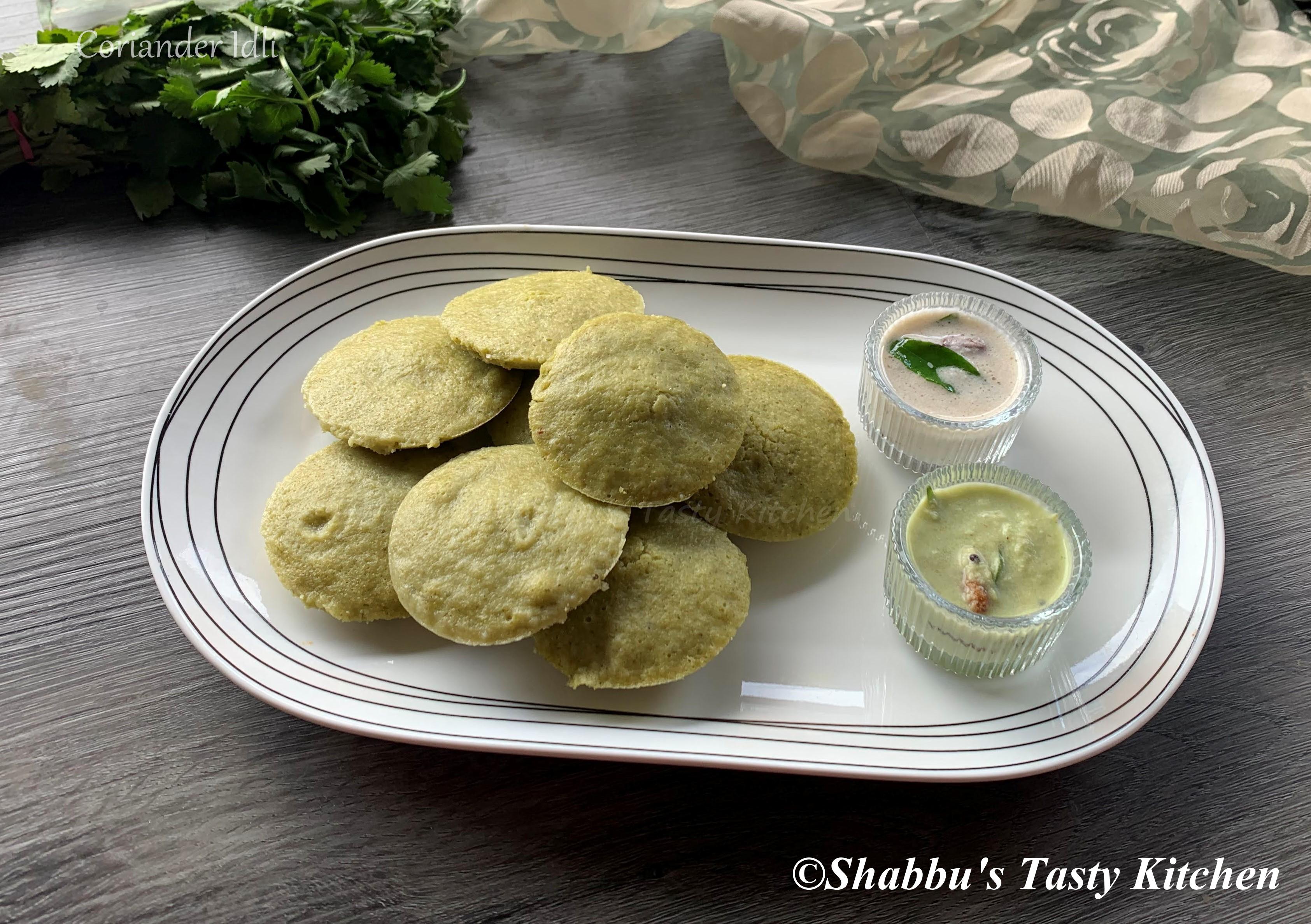 coriander-idli