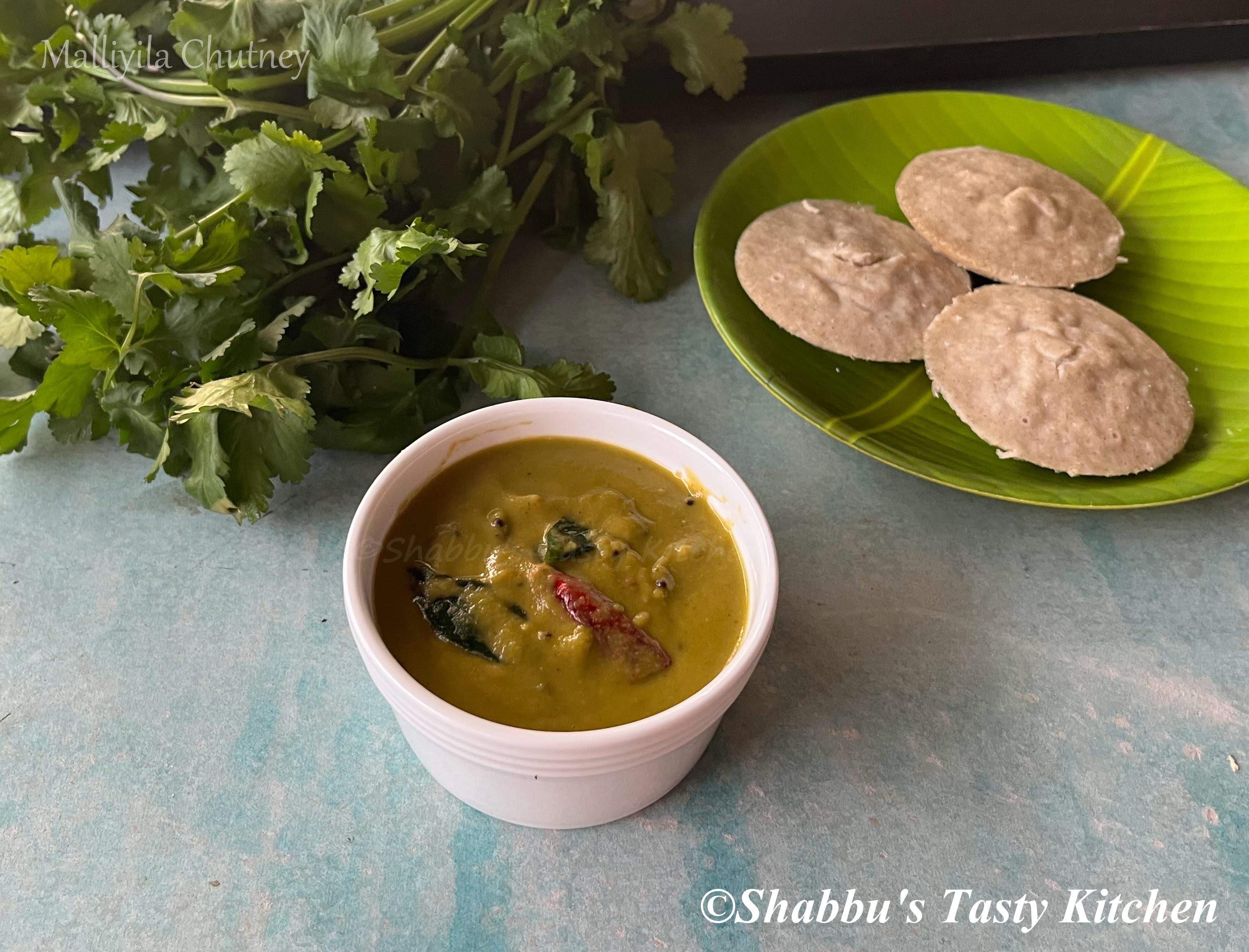 coriander-leaves-chutney-malliyila-chutney
