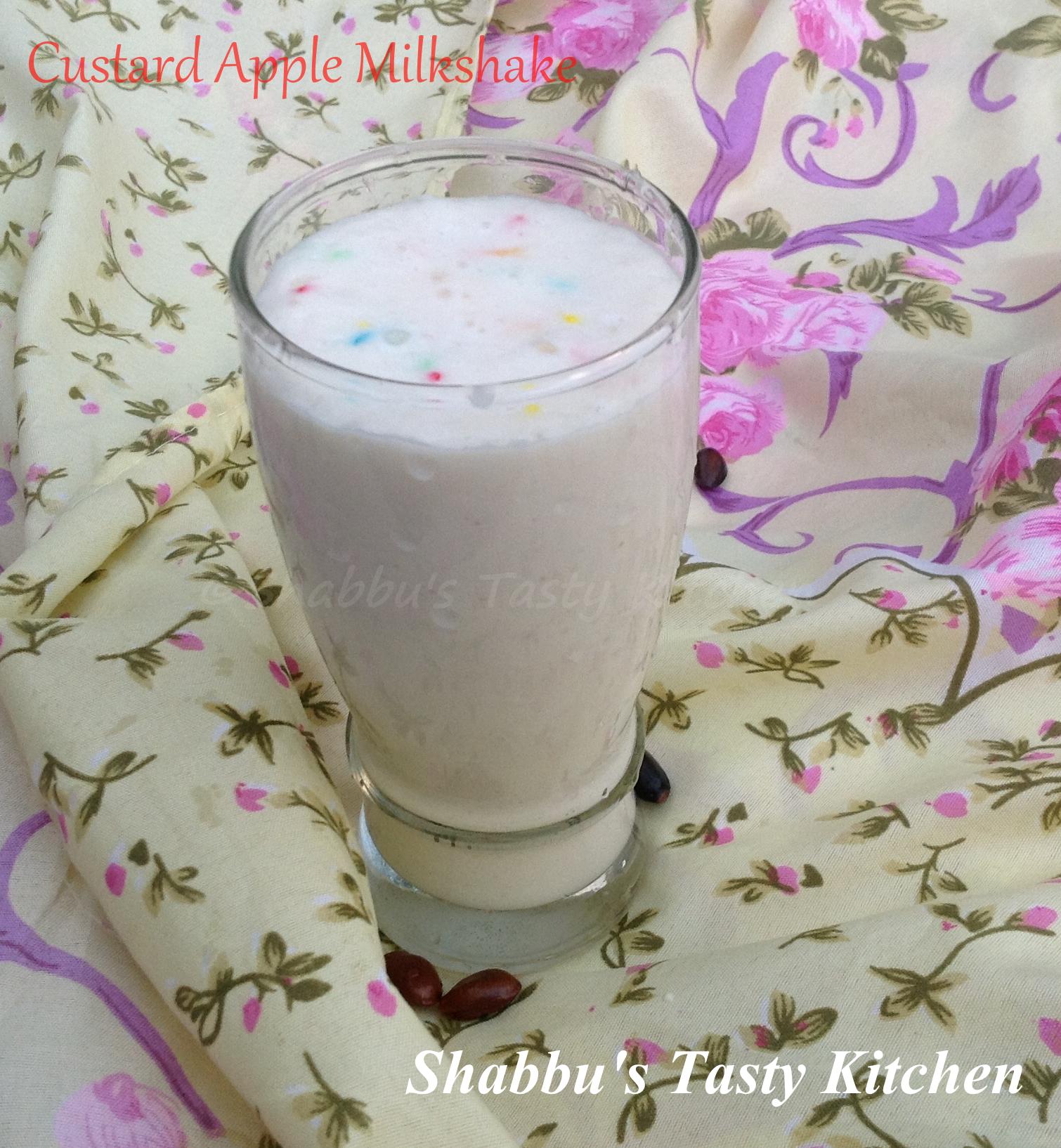 custard-apple-milkshake
