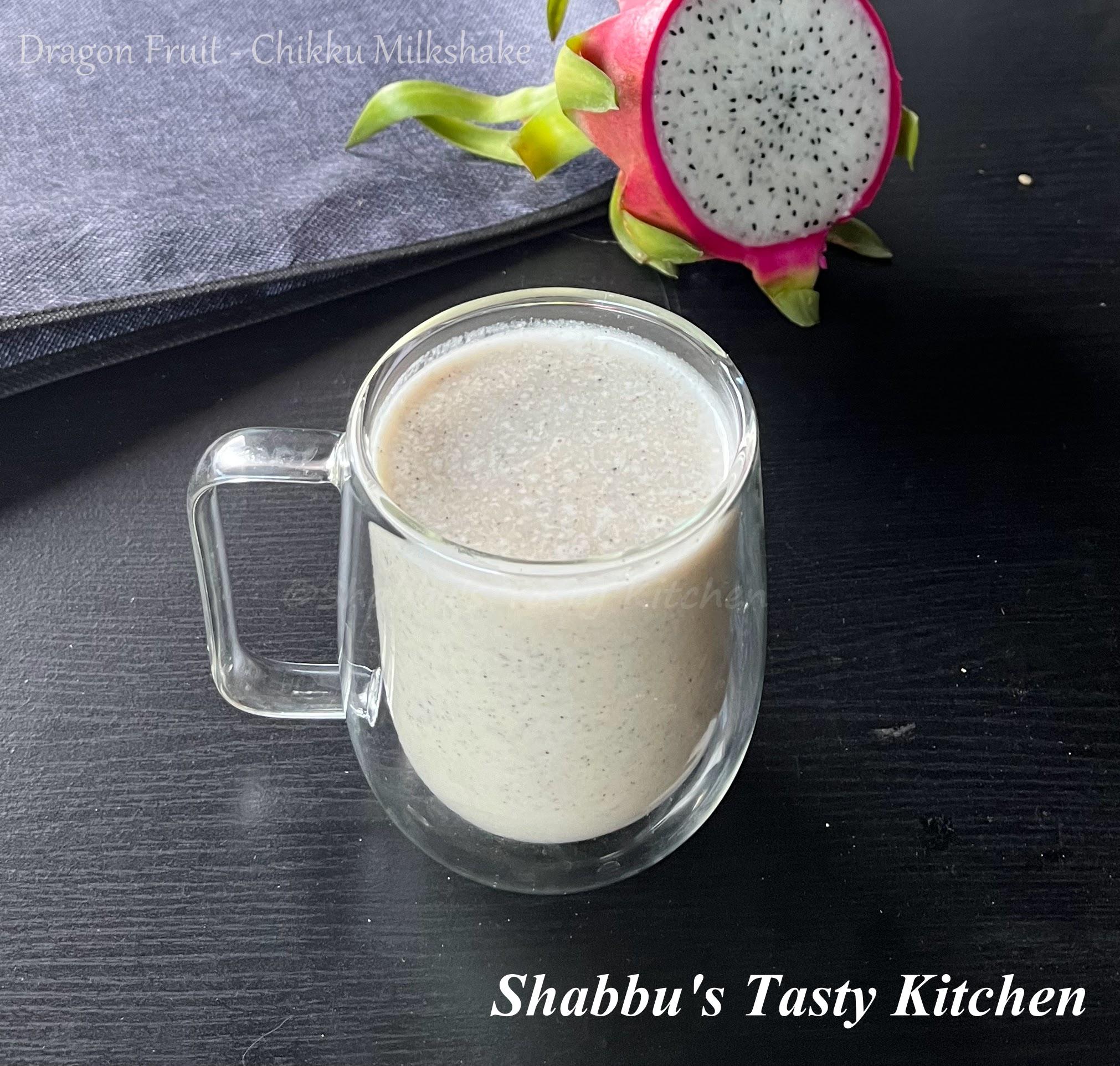 dragon-fruit-chikku-sapota-milkshake