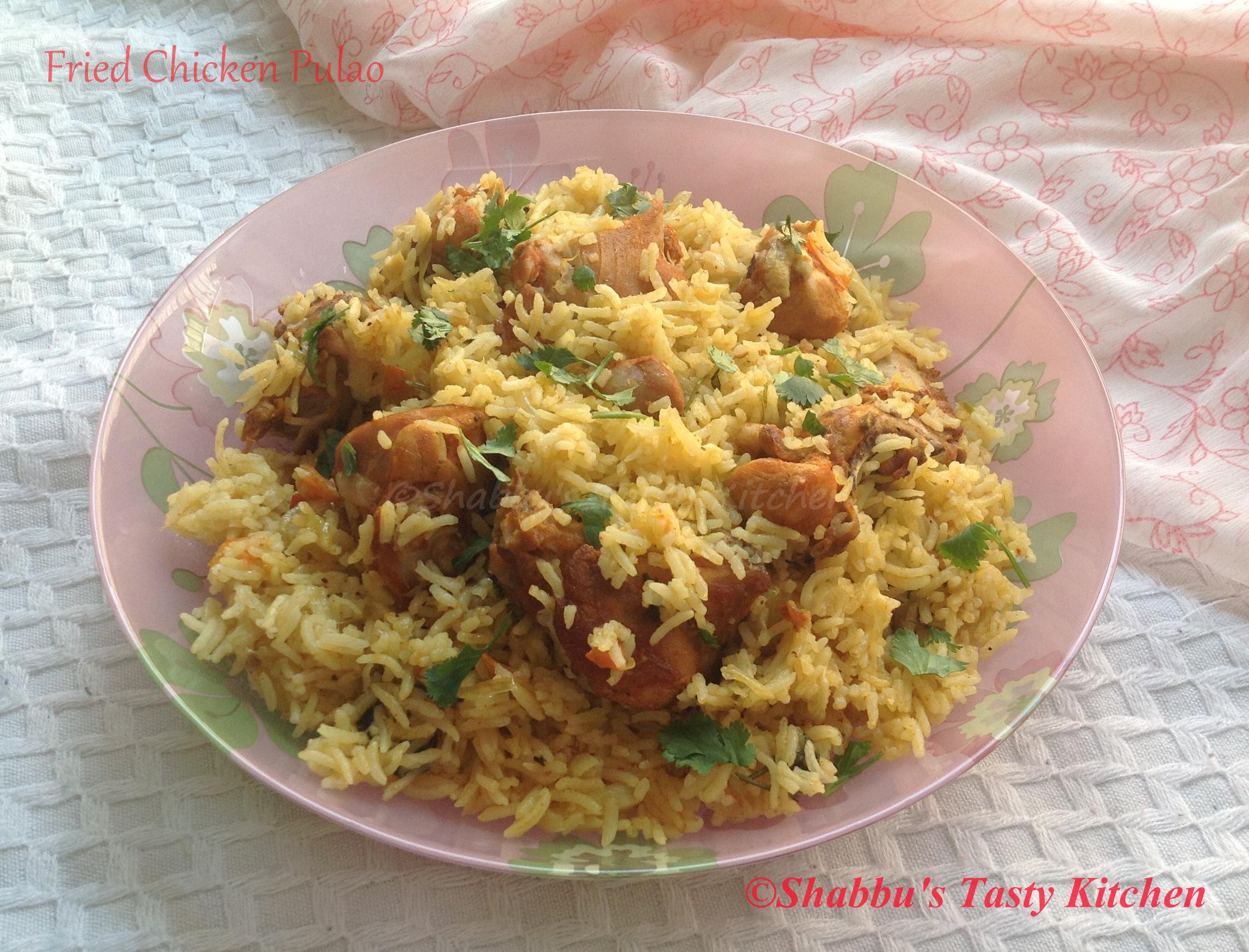 fried-chicken-pulao-pulav
