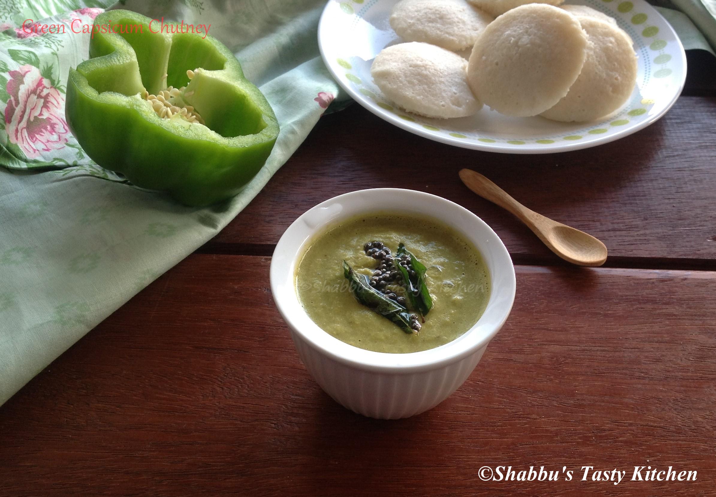 green-capsicum-chutney