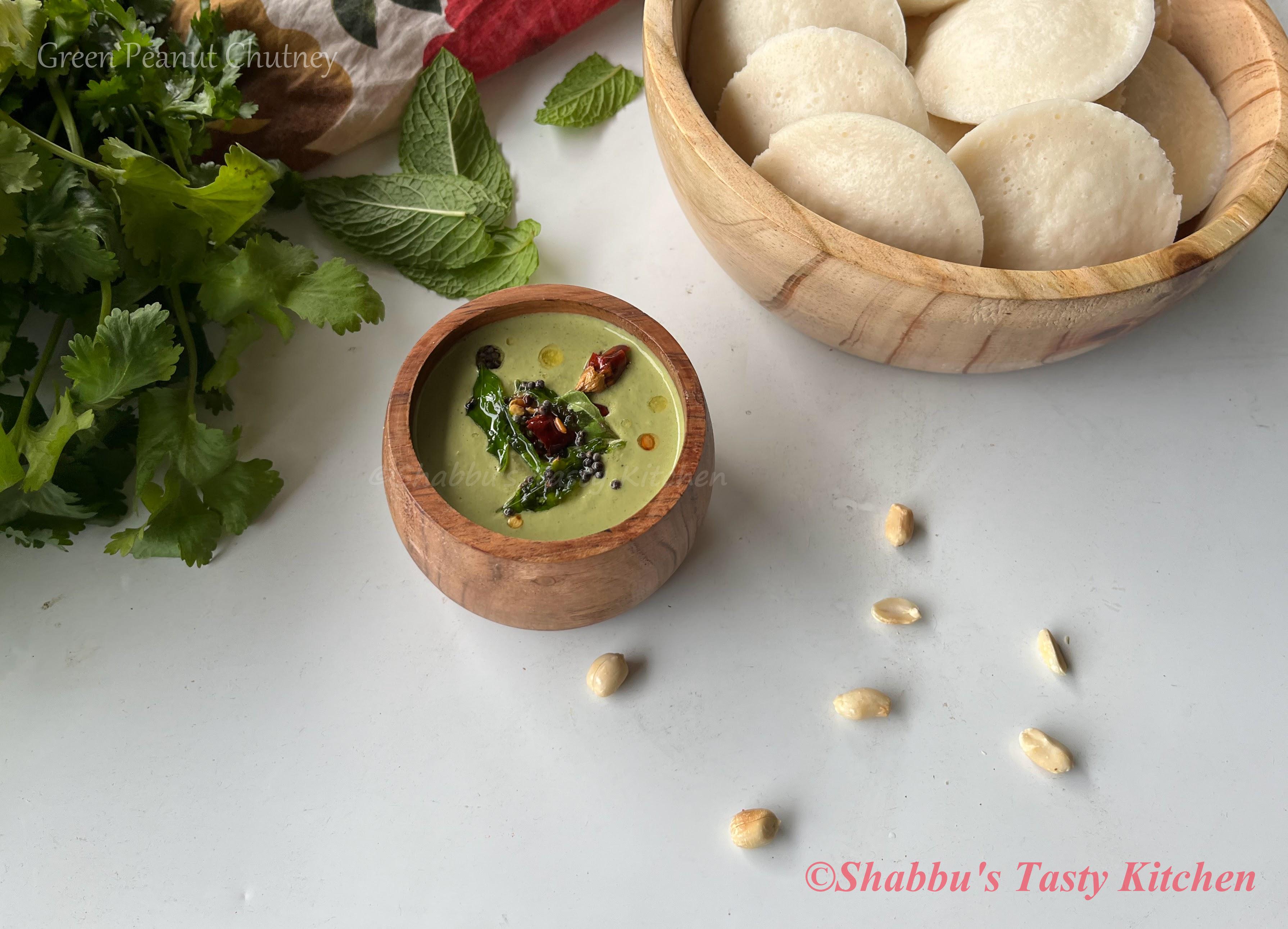green-peanut-chutney-peanut-mint-coriander-chutney