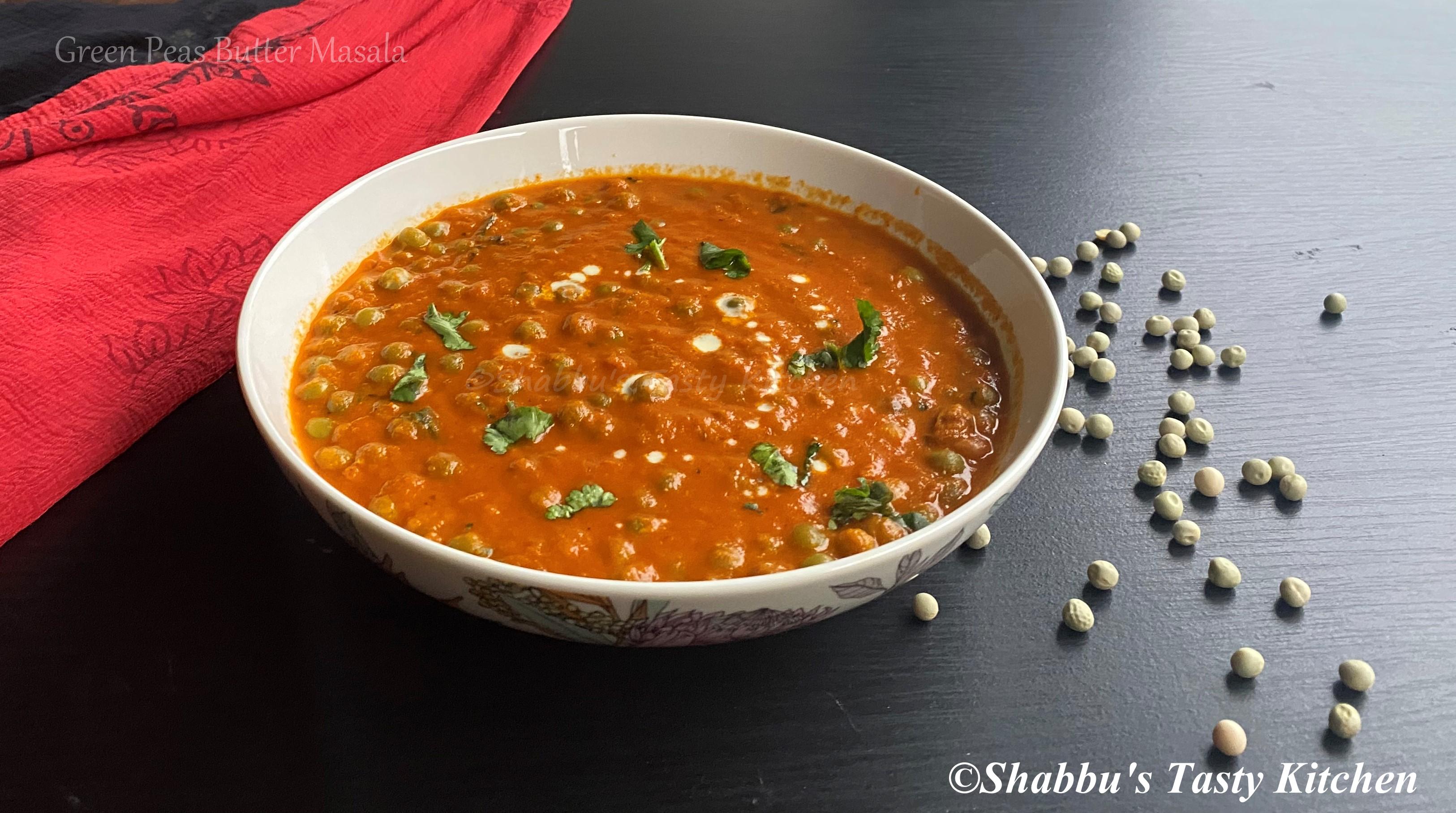 green-peas-butter-masala