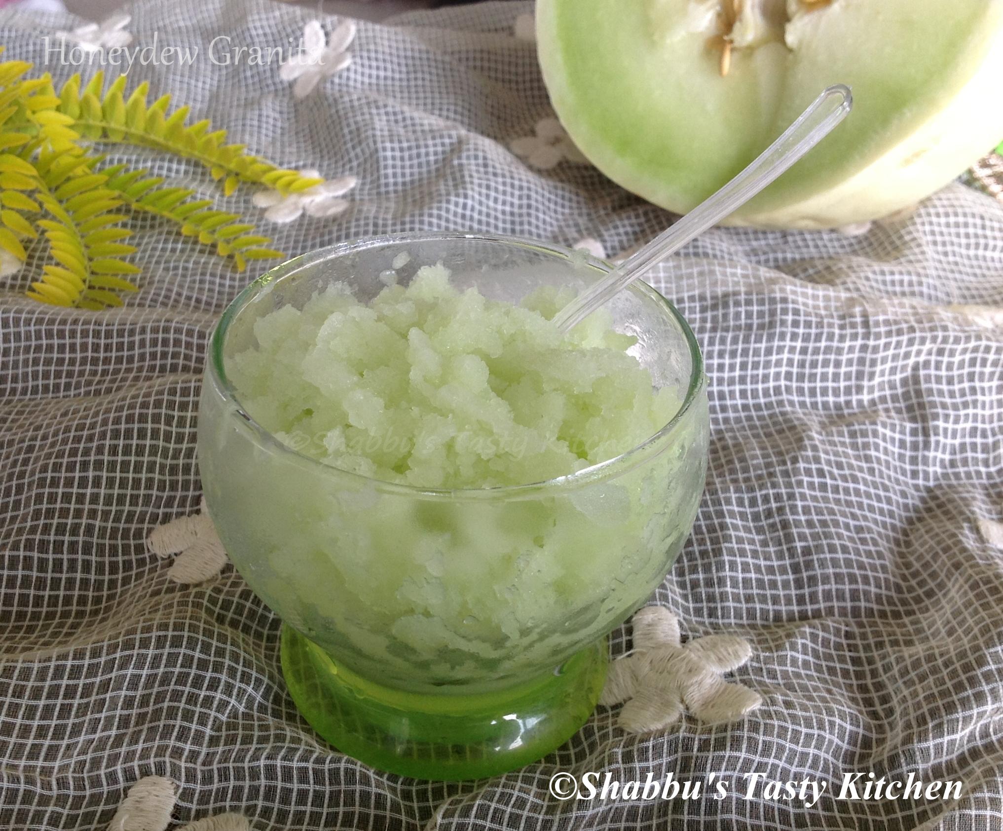 honeydew-granita