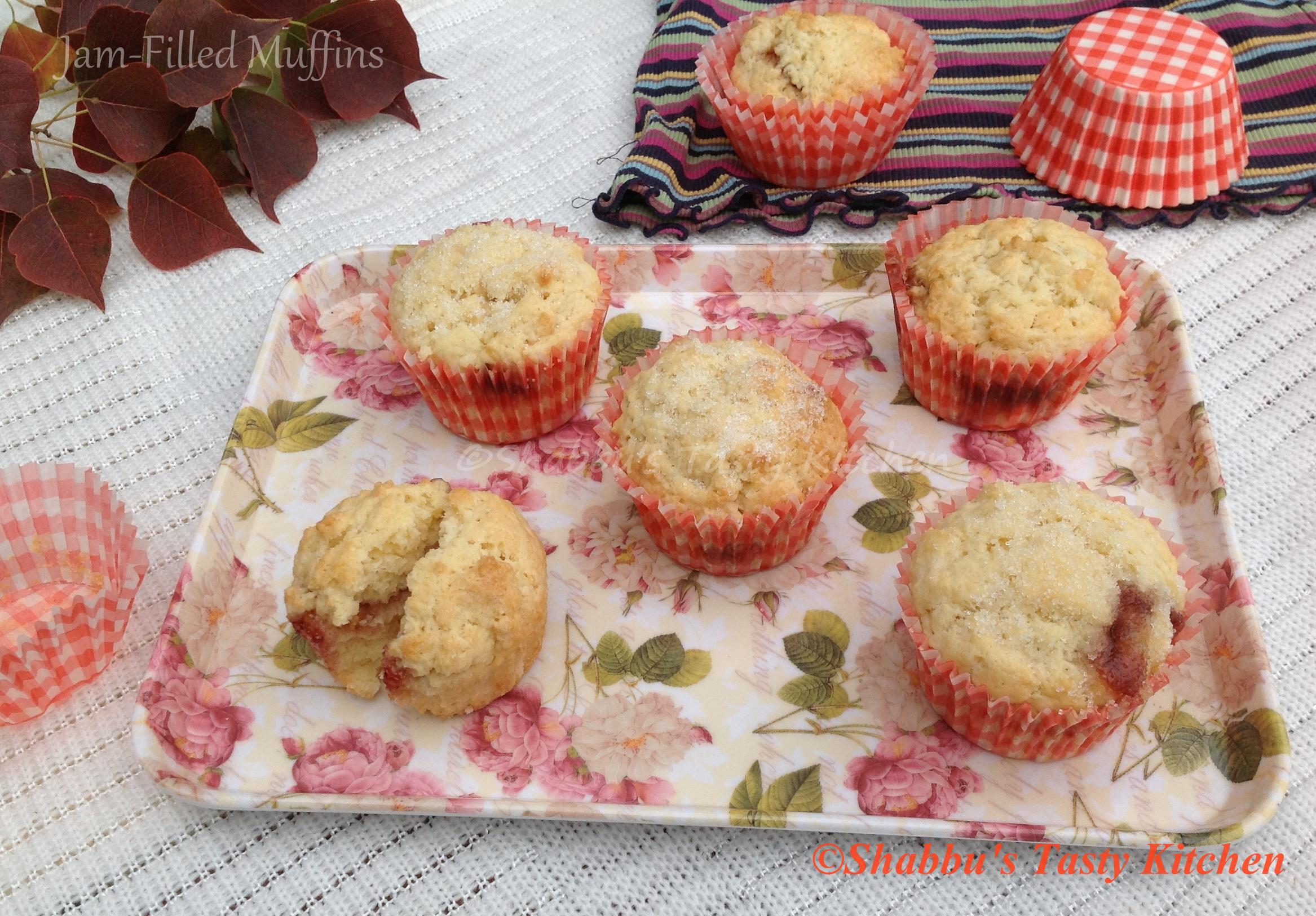 jam-filled-muffins