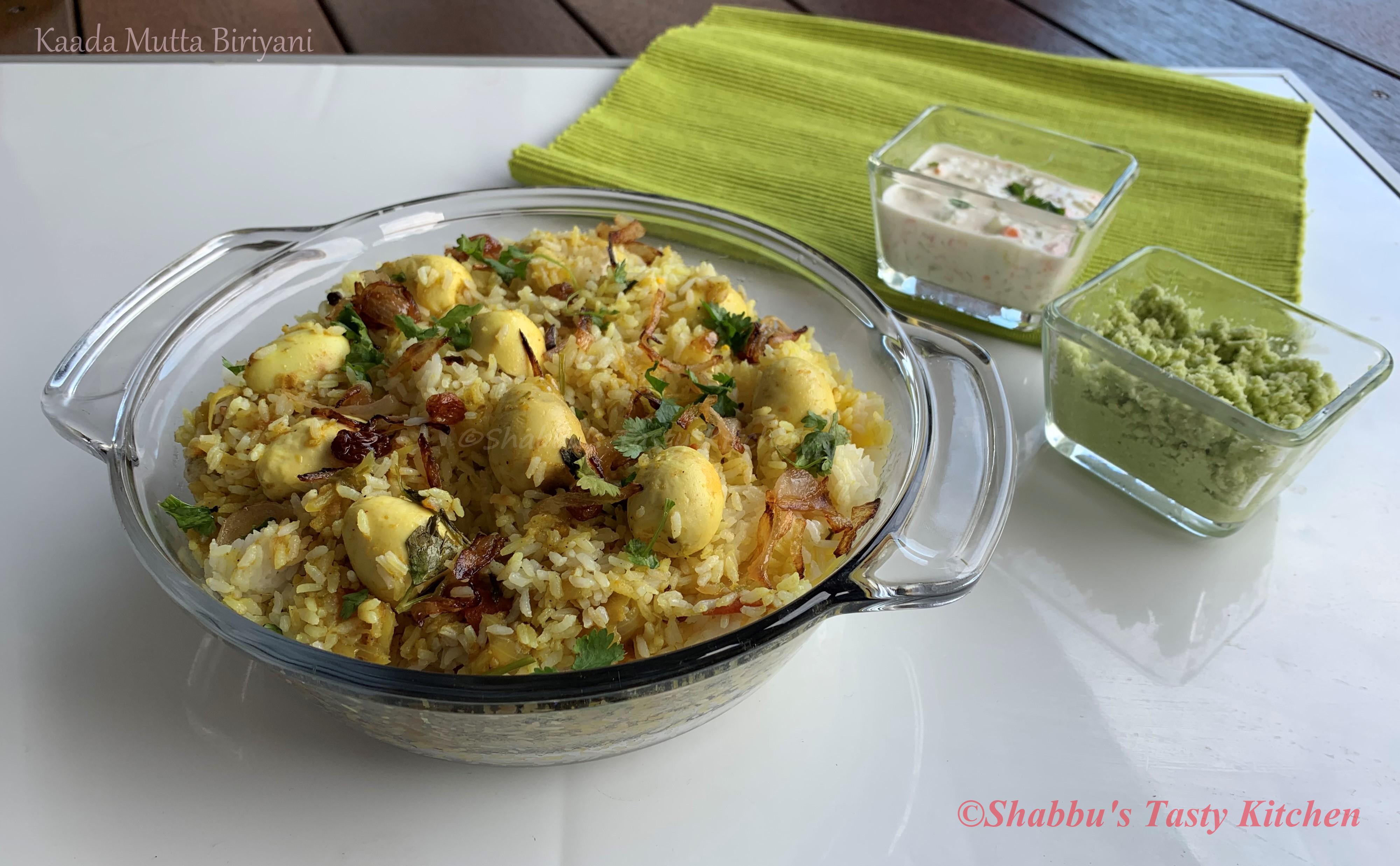 kaada-mutta-quail-egg-biriyani