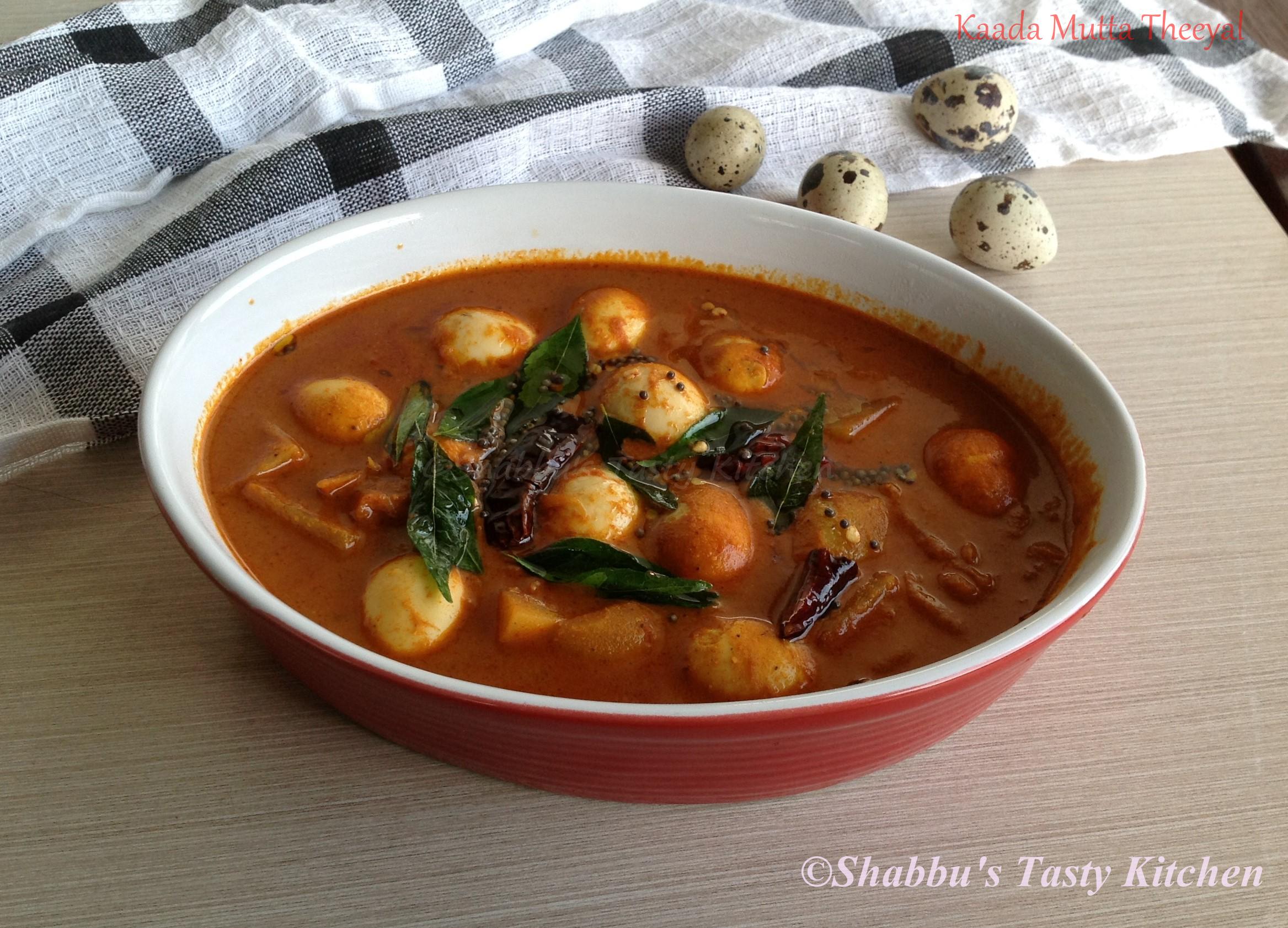 kaada-mutta-theeyal-quail-eggs-cooked-in-a-roasted-coconut-gravy