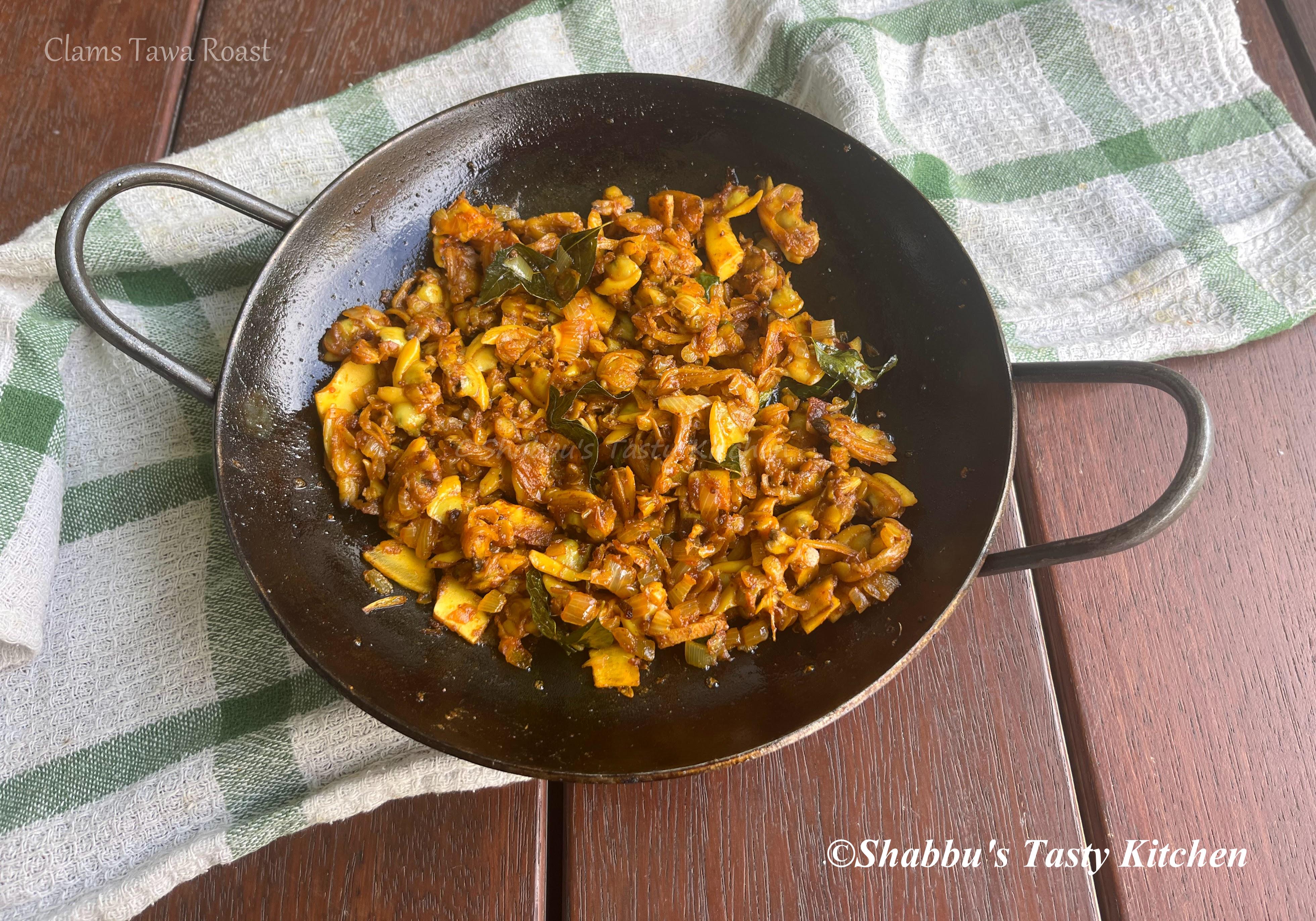 kakka-irachi-clams-tawa-roast