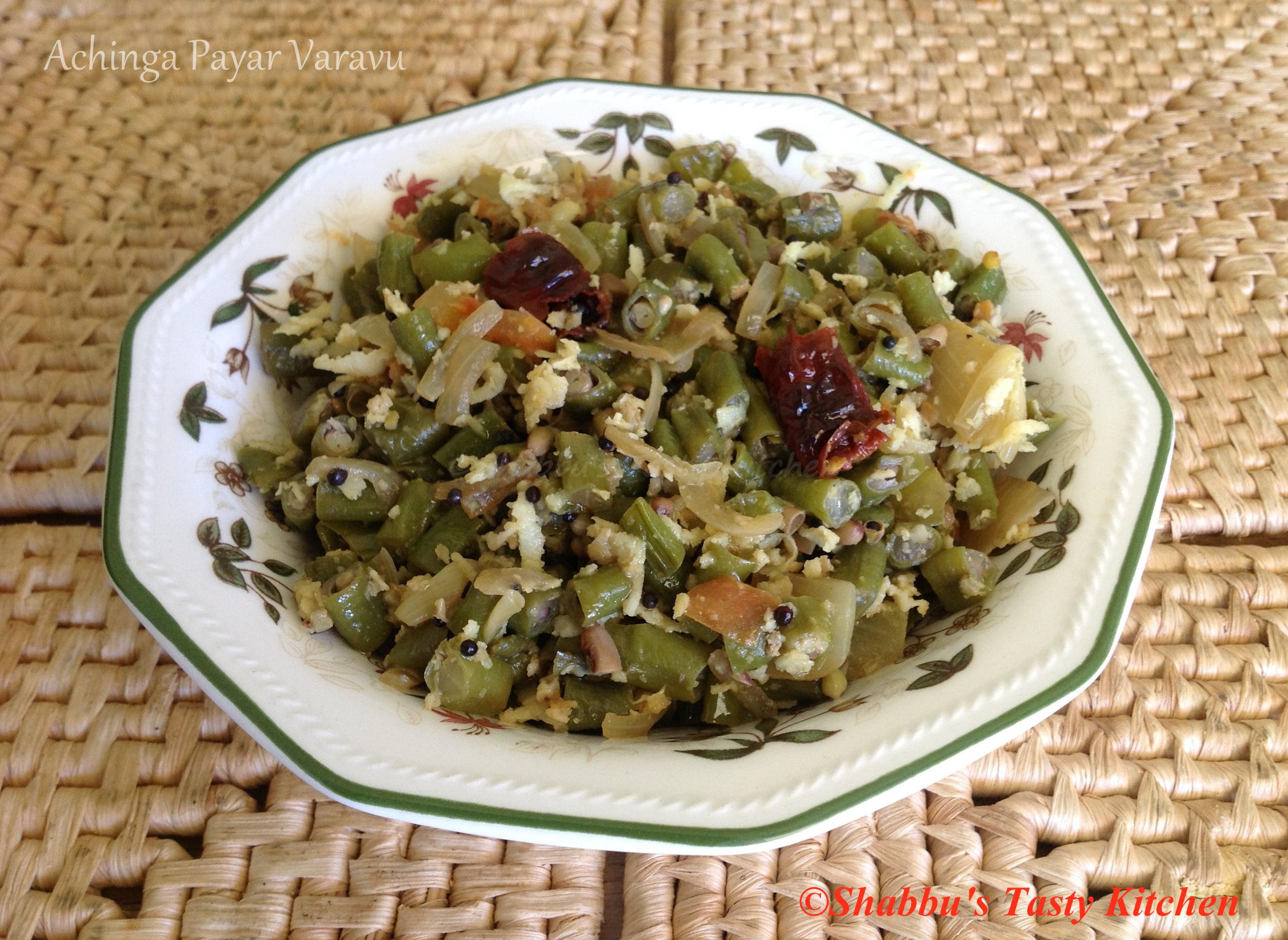 long-beans-thoran-achinga-payar-varavu