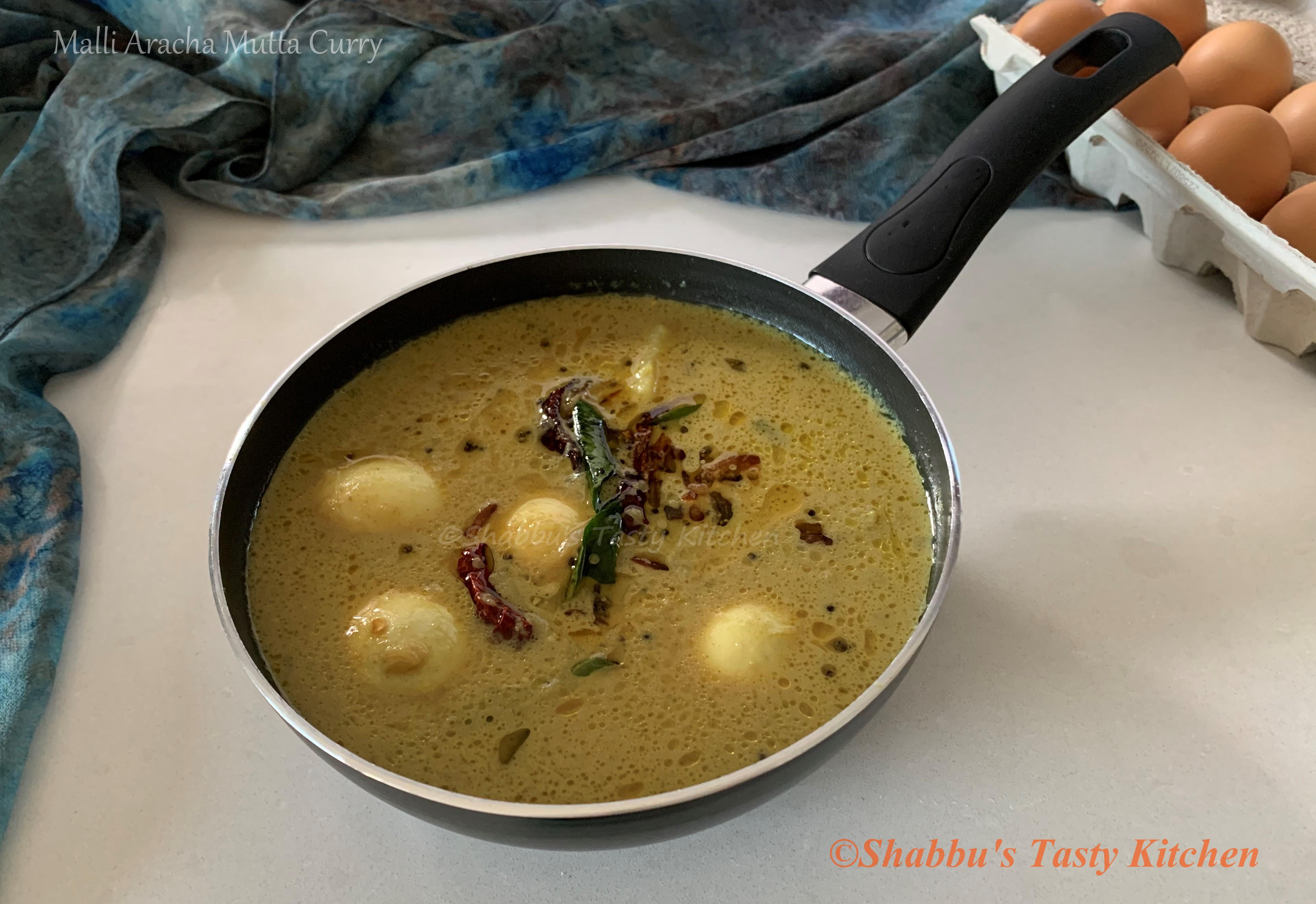 malli-aracha-mutta-egg-curry