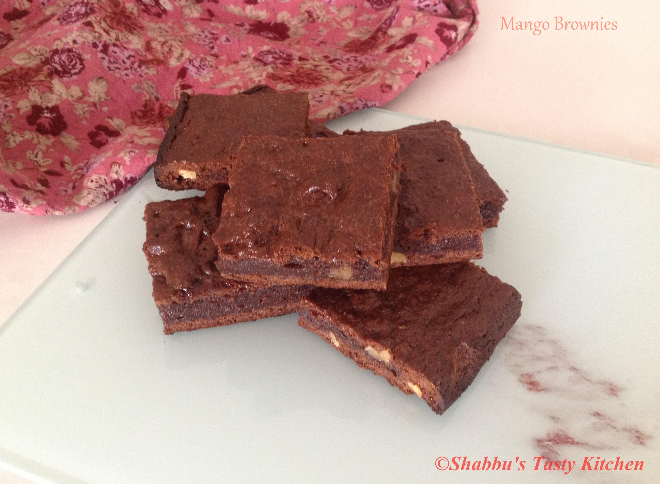 mango-brownies