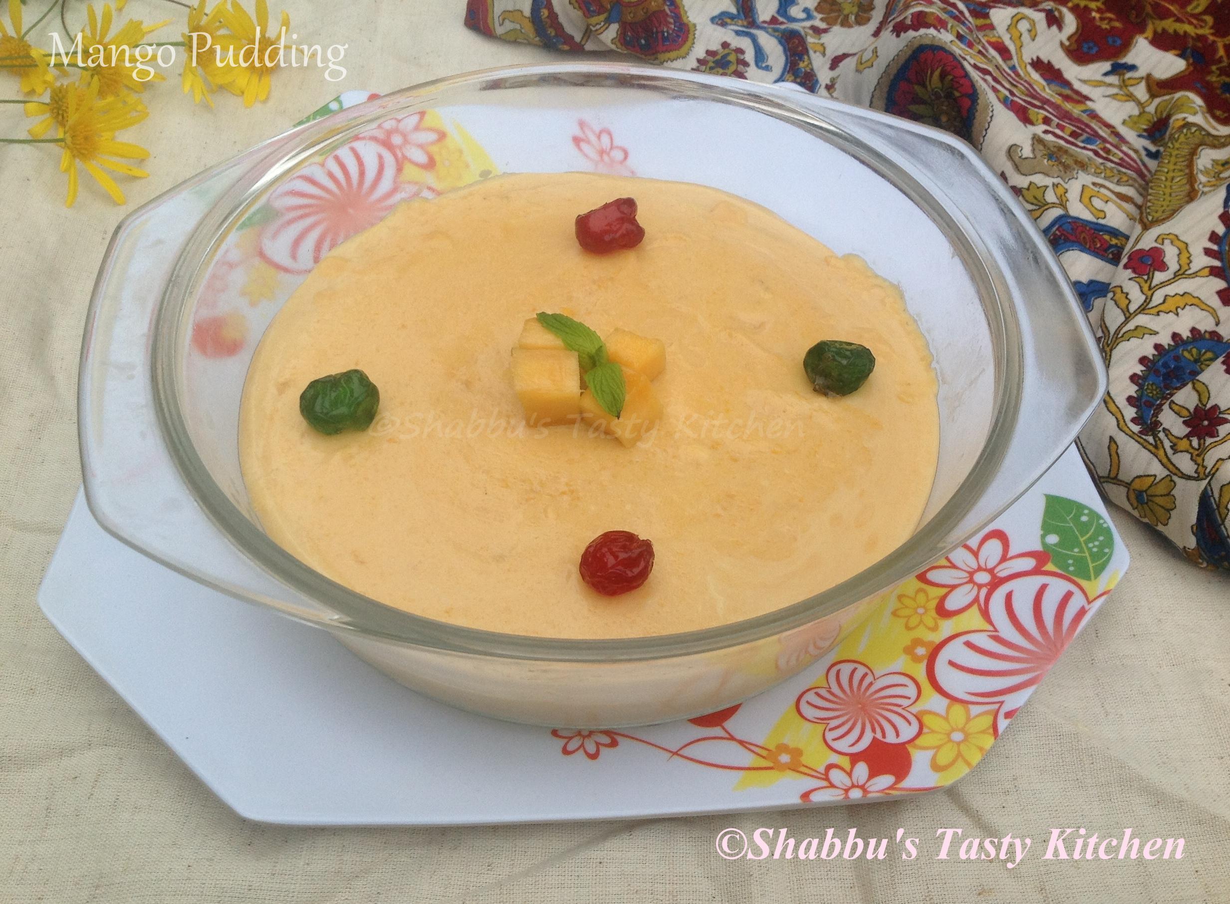 mango-pudding