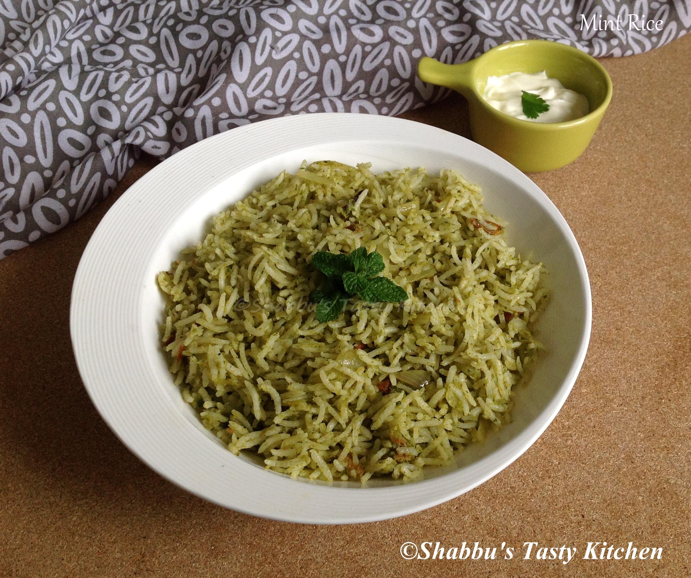 mint-rice-mint-pulao
