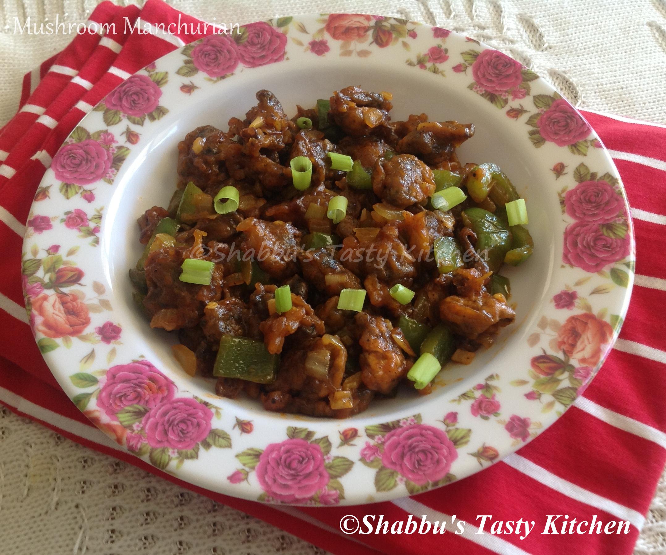 mushroom-manchurian