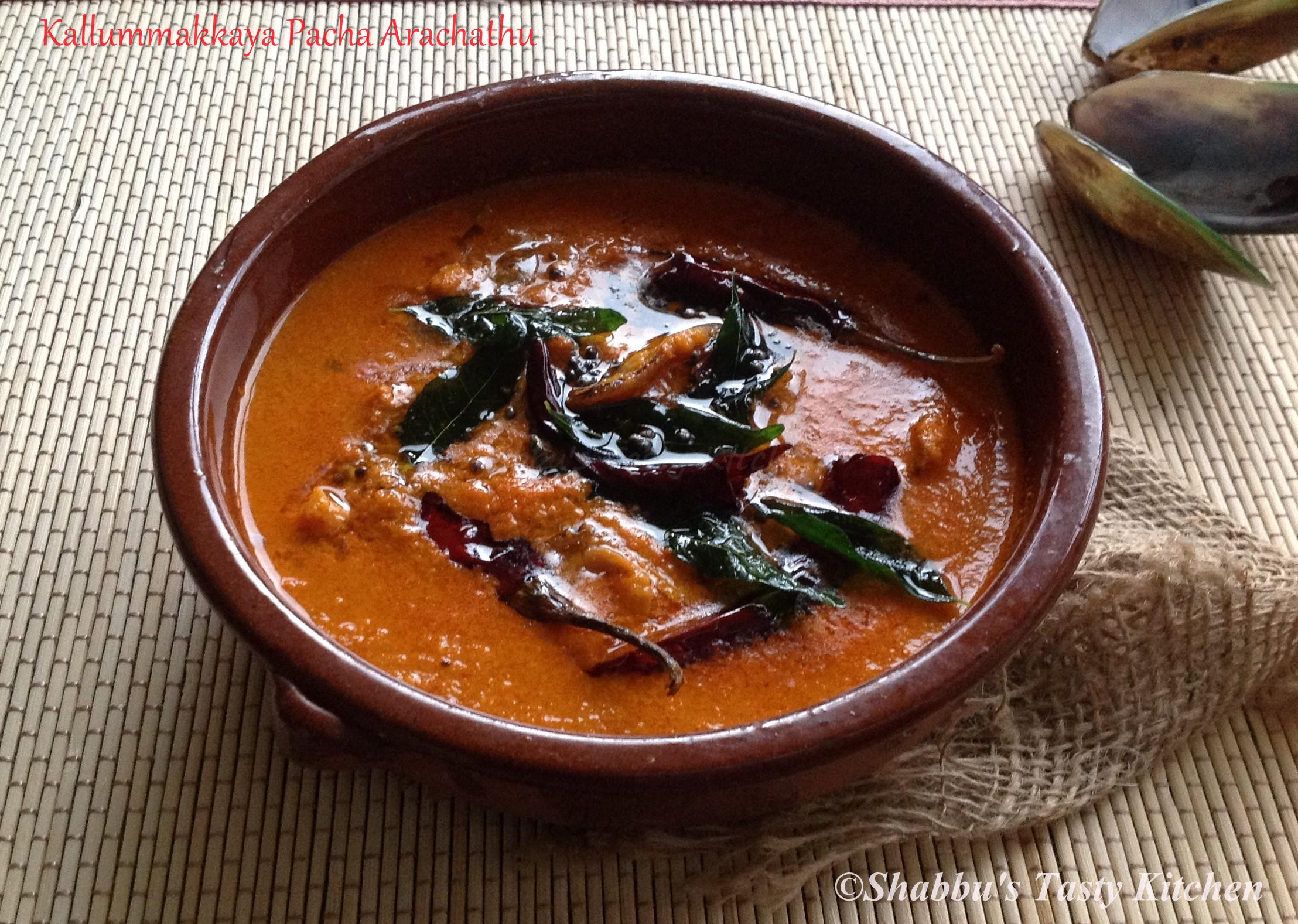 mussels-kallummakkaya-pacha-arachathu