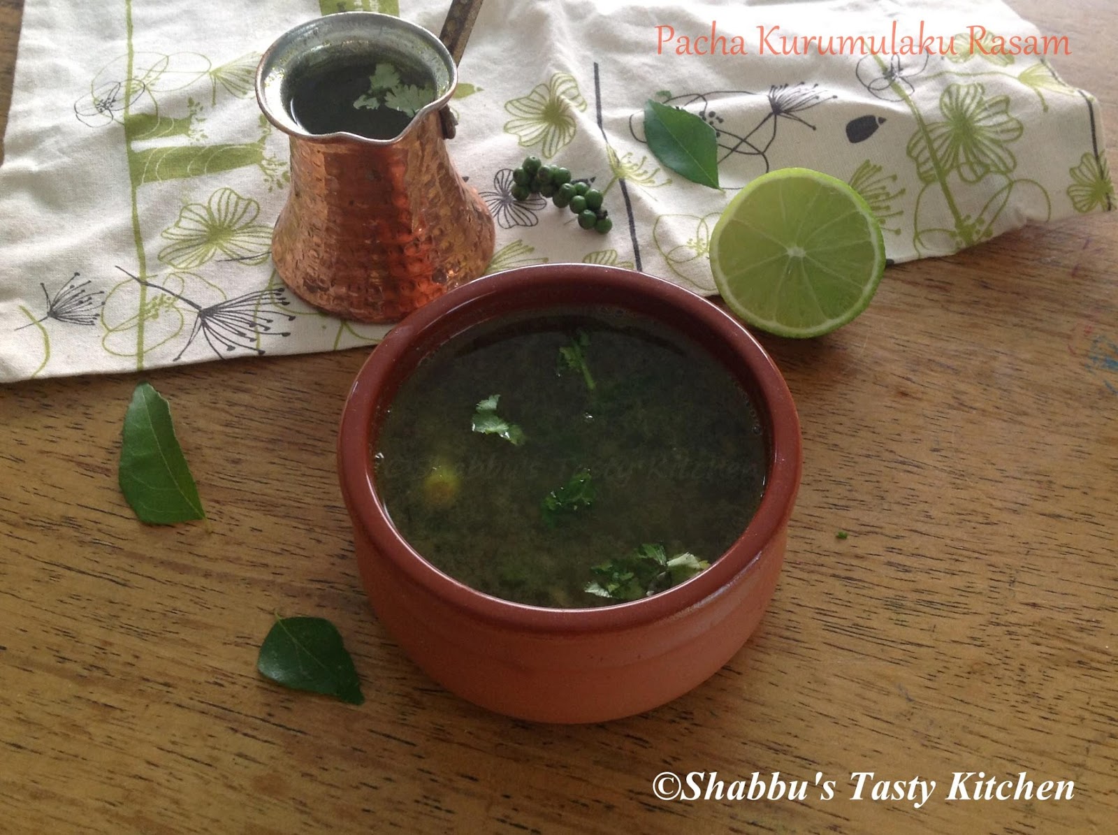 pacha-kurumulaku-rasam-green-peppercorn