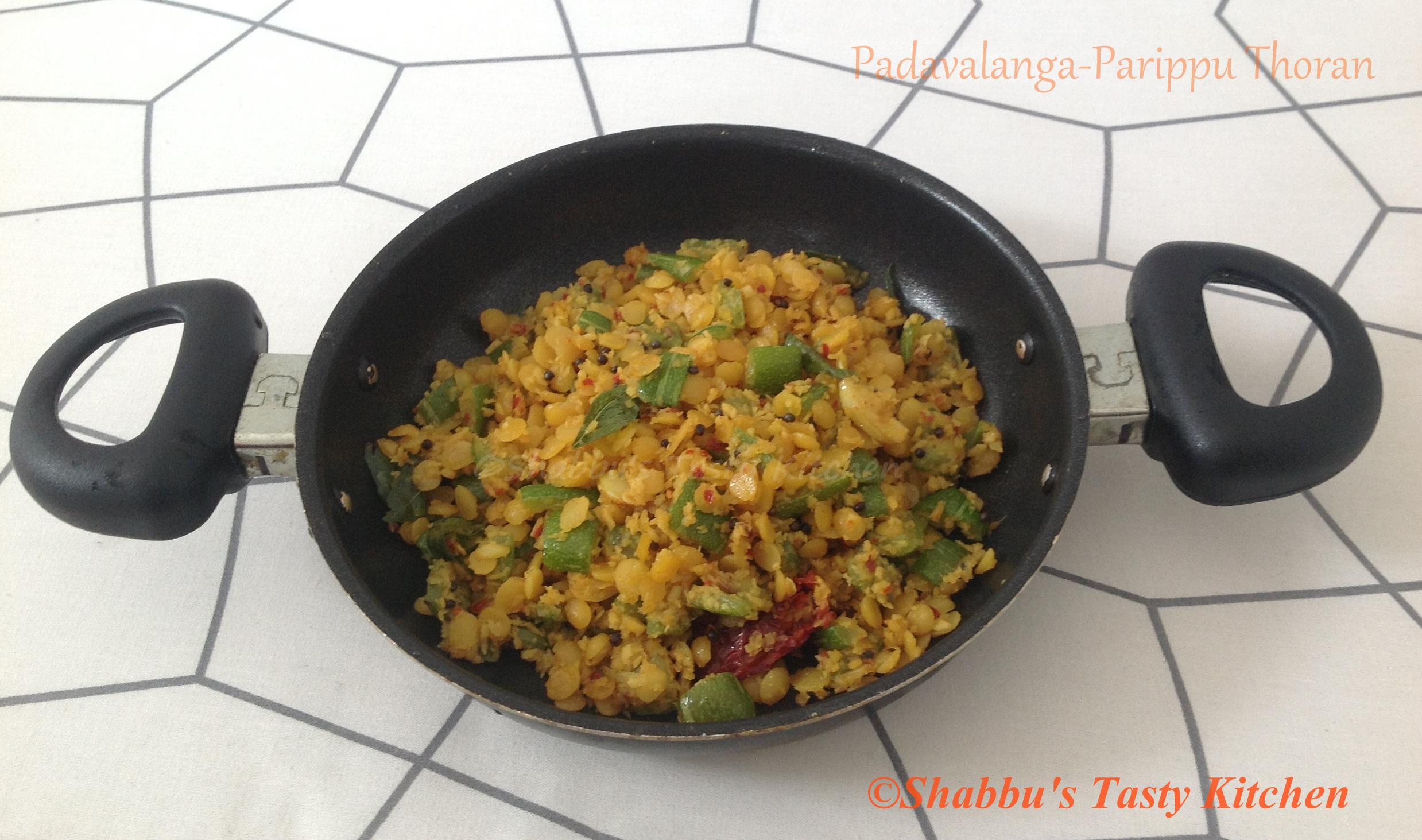 padavalanga-parippu-thoran-snake-gourd