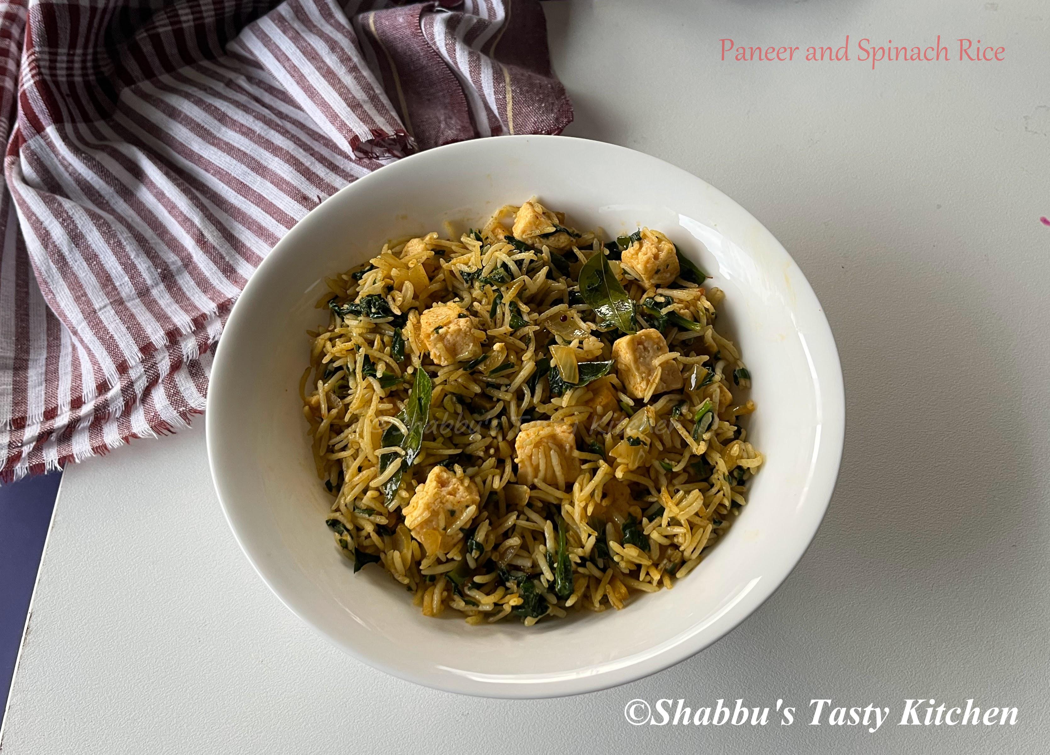 paneer-and-spinach-rice