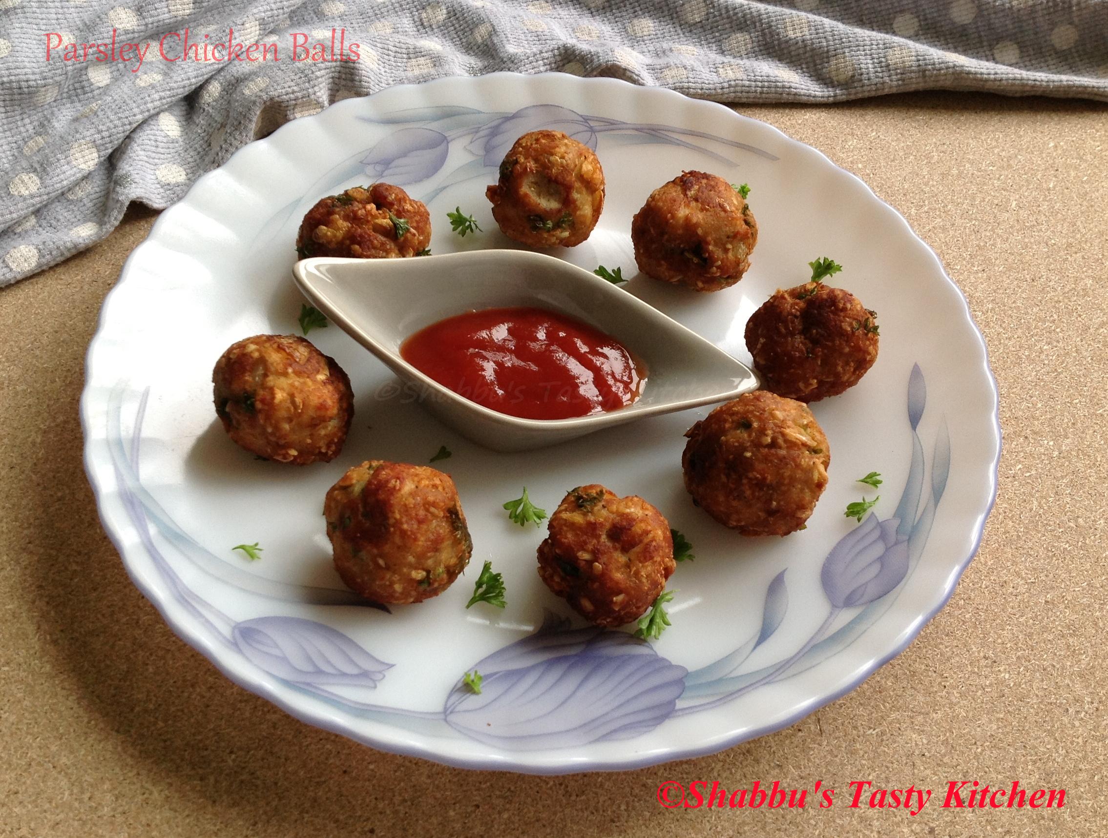 parsley-chicken-balls