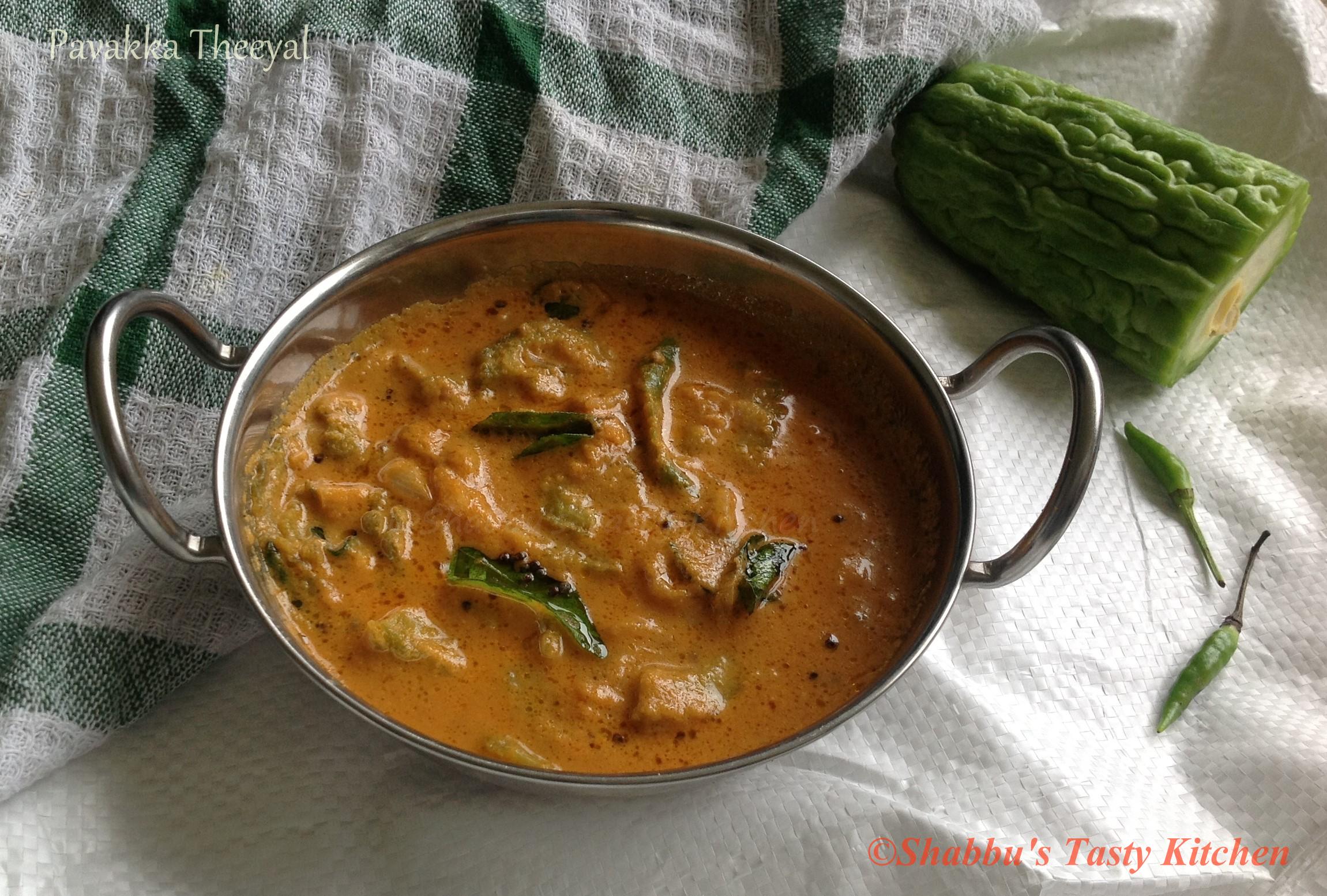 pavakka-theeyal-bitter-gourd-cooked-in