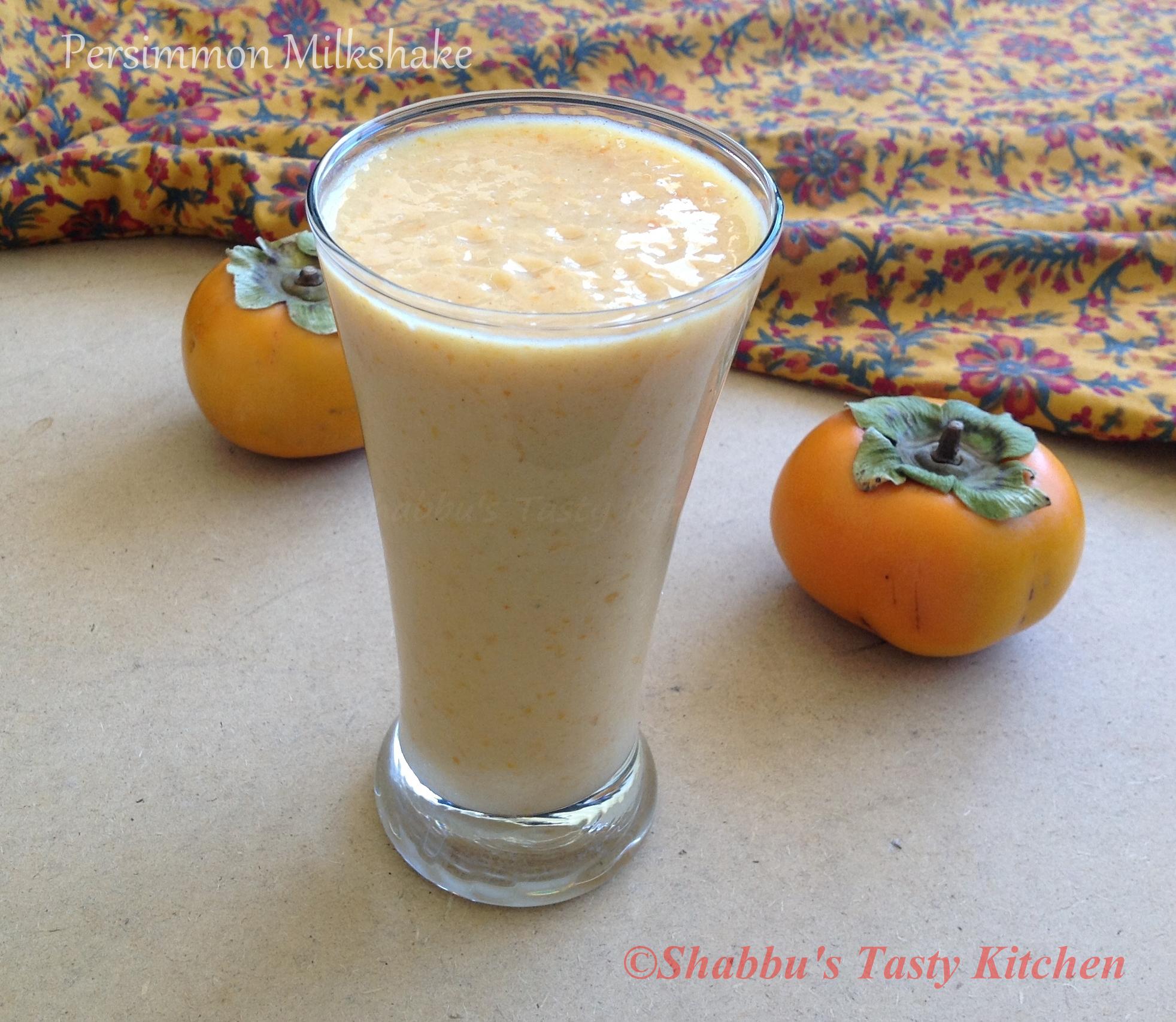 persimmon-milkshake